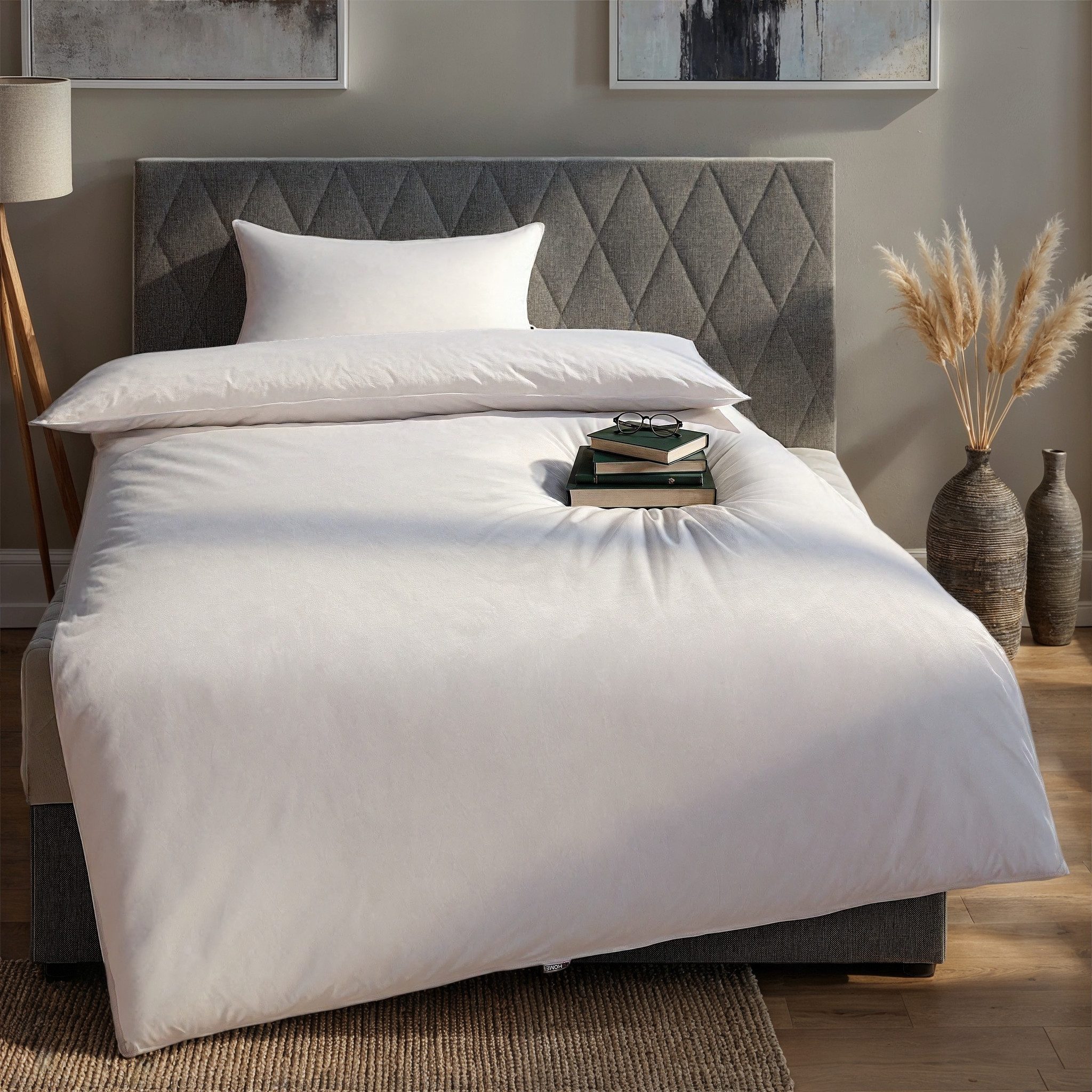 my home Federbettdecke + Kopfkissen Liem Ballonbettdecke 135x200 cm, 155x22 günstig online kaufen