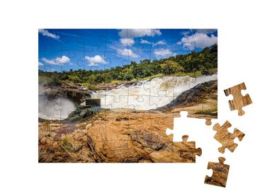 puzzleYOU Puzzle Bild von Natur im Murchison Falls Park, Uganda, 48 Puzzleteile, puzzleYOU-Kollektionen Uganda
