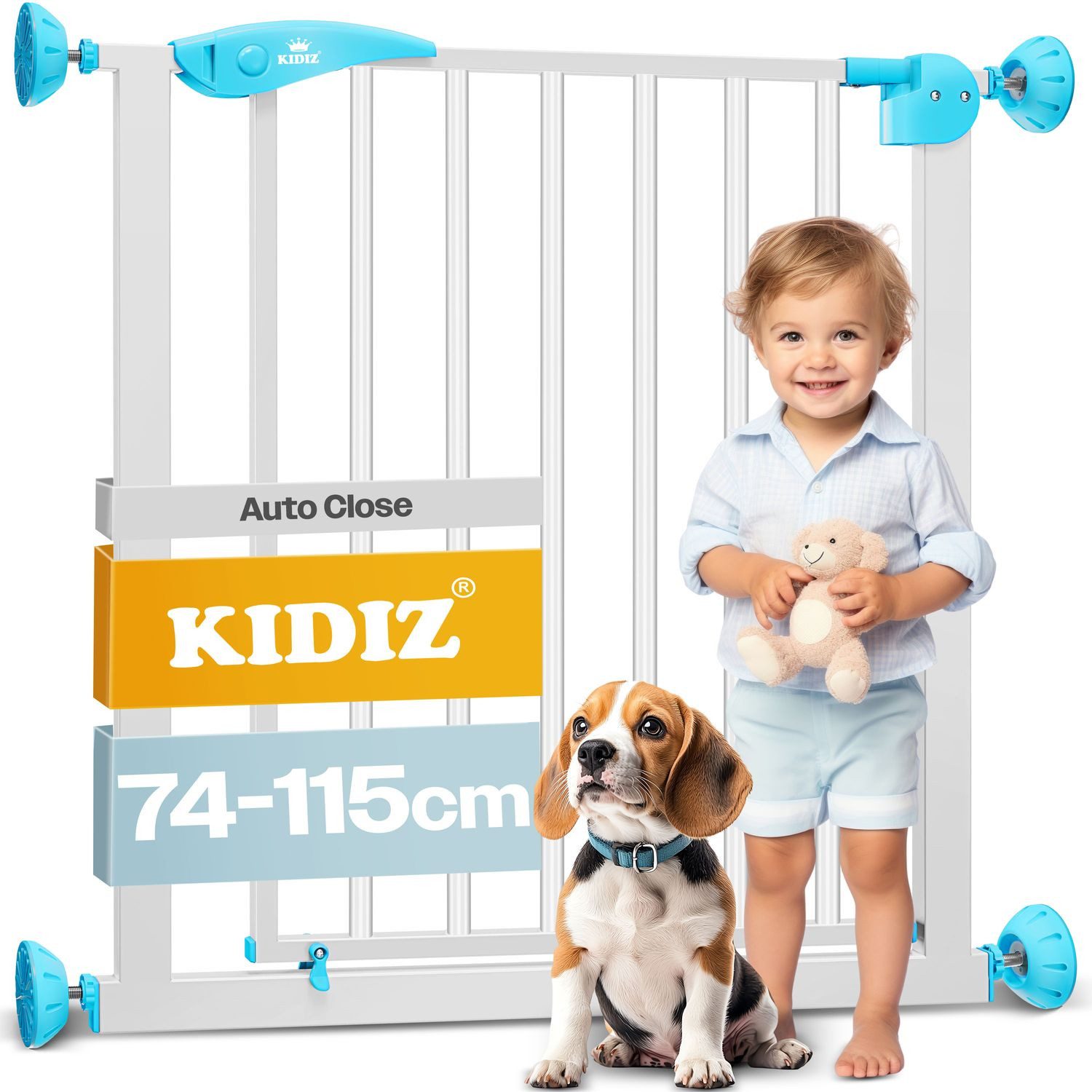 KIDIZ Türschutzgitter, Türschutzgitter Absperrgitter Treppengitter Kindergi günstig online kaufen