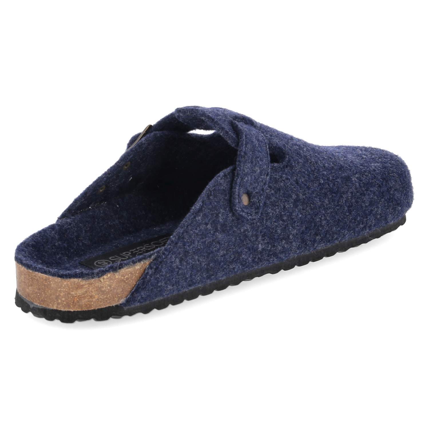 SUPERSOFT Supersoft Pantoffeln 511064000/838 Herren Filz blue Pantolette – Bild 4 von 5