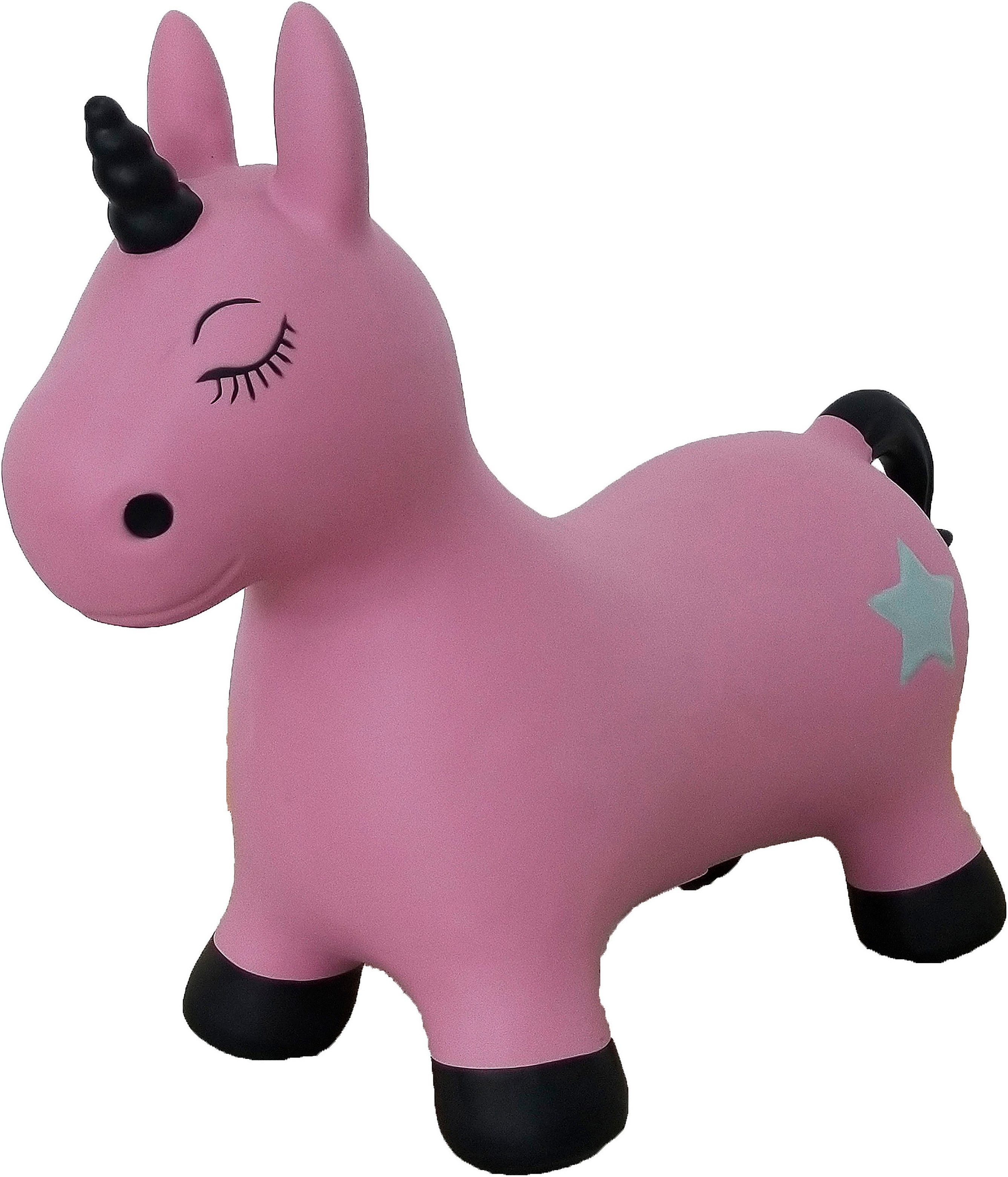 Jamara Hüpftier Einhorn, pink, inkl. Luftpumpe