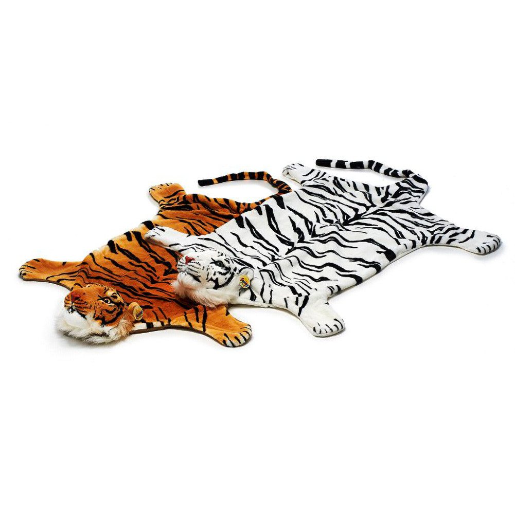 Kostüm Vorleger Tiger aus Plüsch 110cm braun