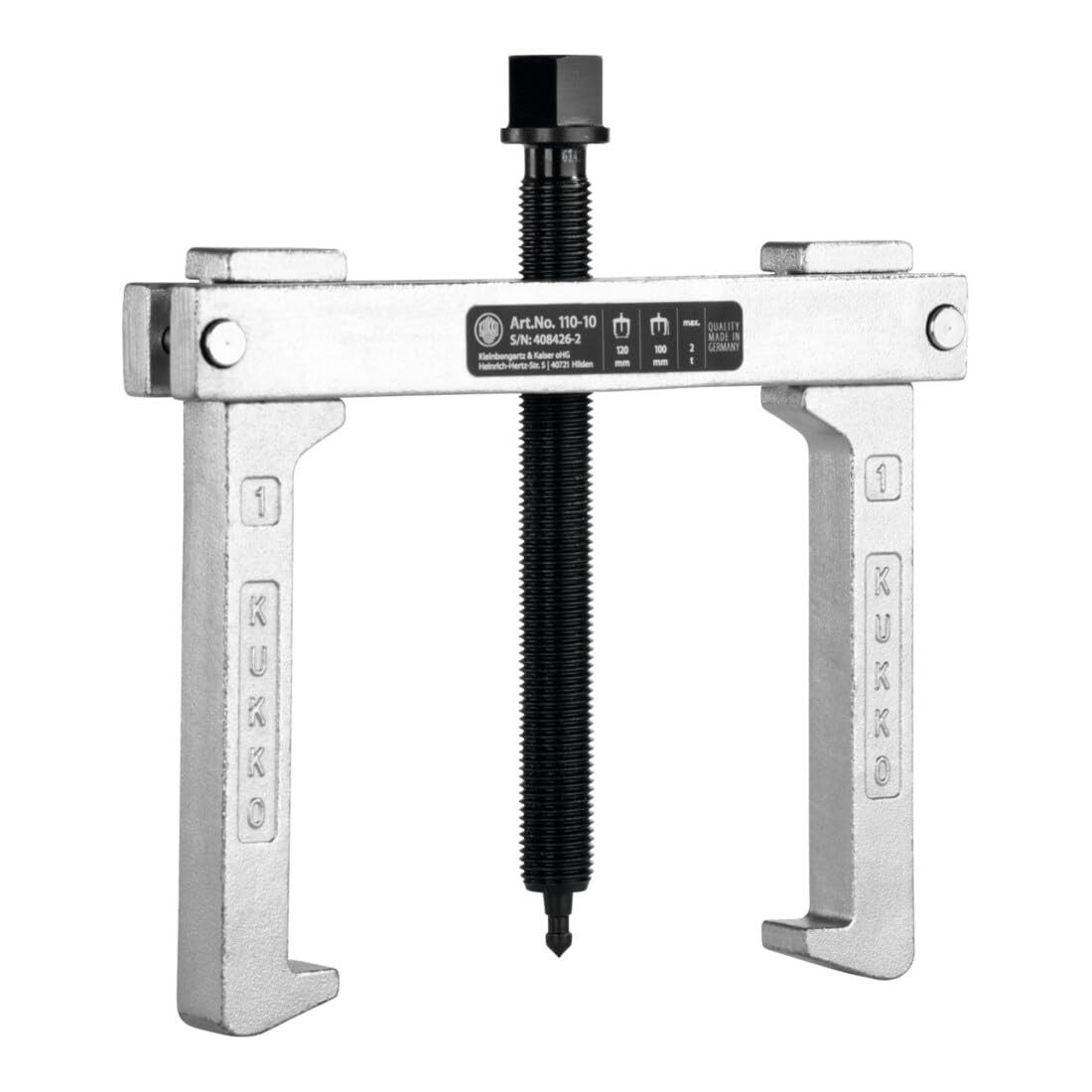 KUKKO Demontagewerkzeug Kukko Abzieher 110-10 Spann-T.100 mm Spann-W.120 mm