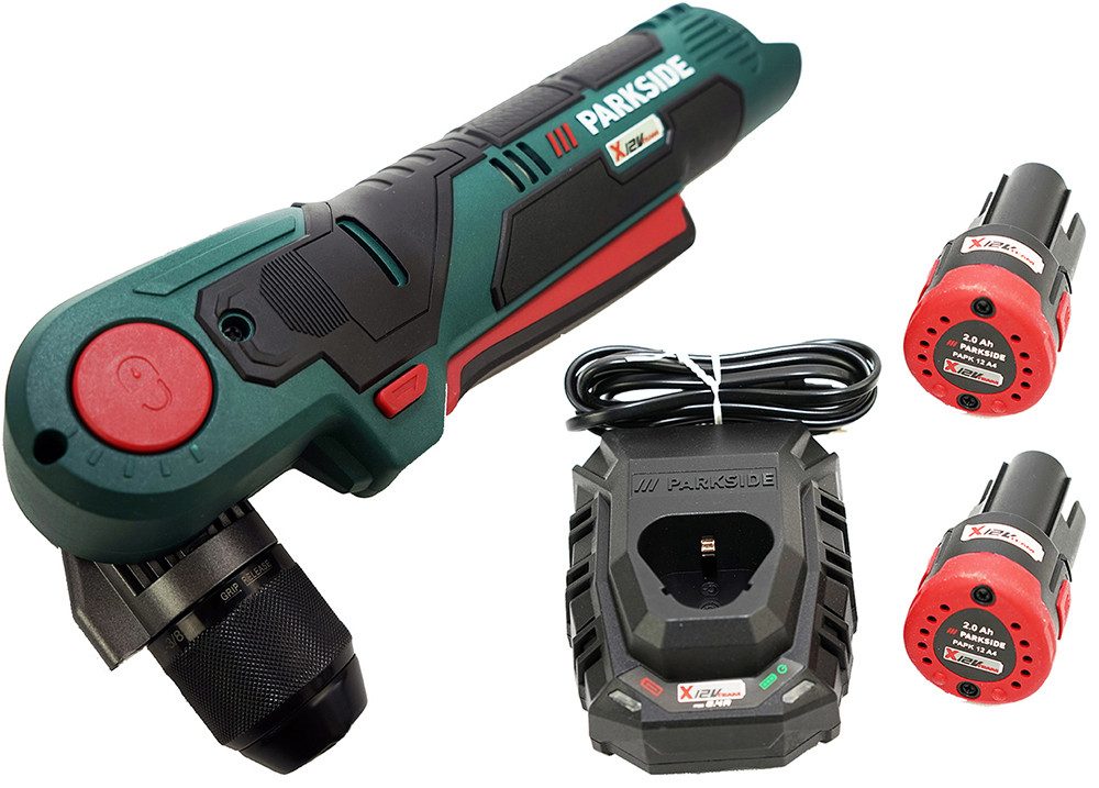 Parkside Akku-Bohrschrauber 12V Akku Winkelbohrschrauber PWBSA günstig online kaufen