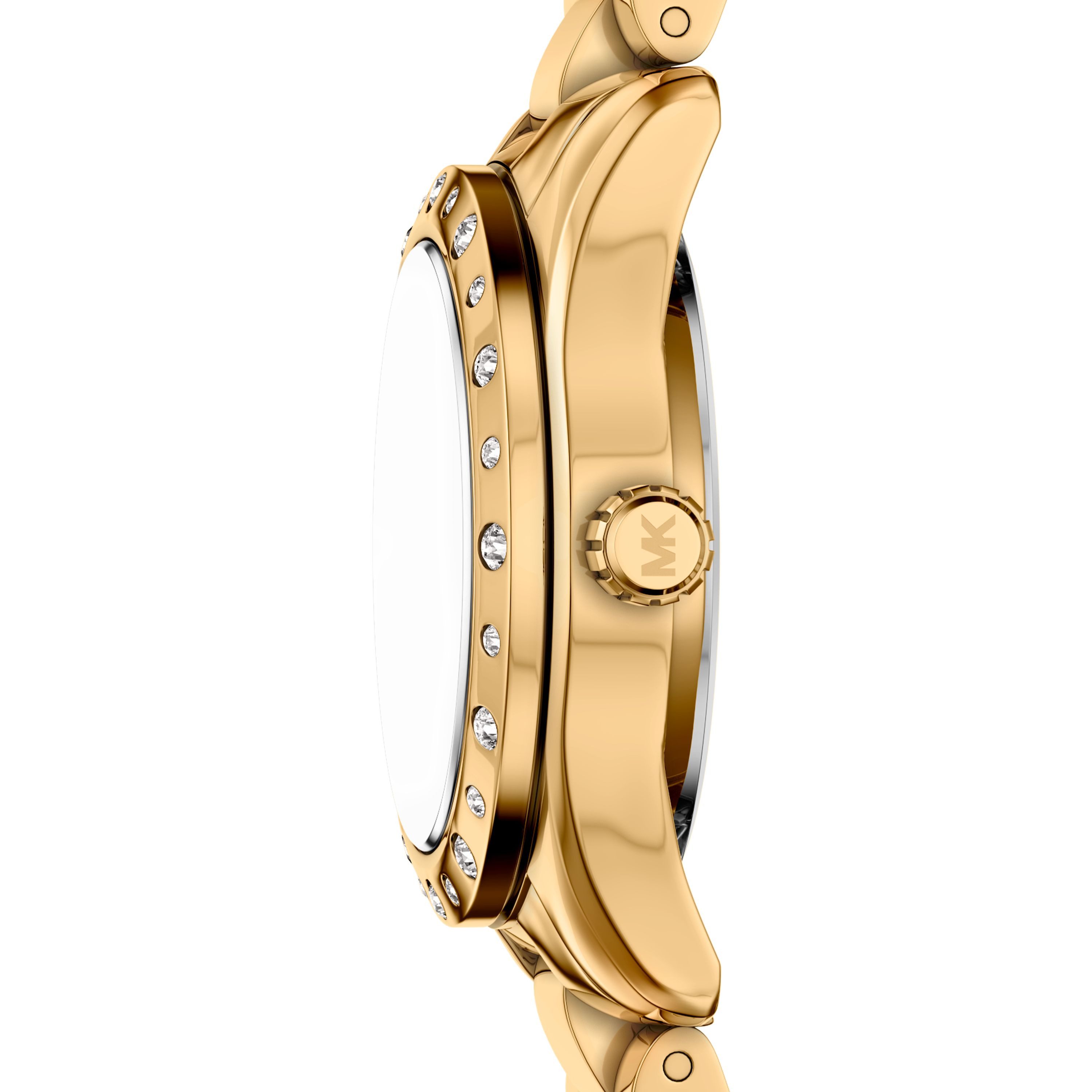 MICHAEL KORS Quarzuhr LEXINGTON MK4992SET, (Set, 2-tlg., mit Armband), Armbanduhr, Damenuhr, Edelstahlarmband, Ideal auch als Geschenk