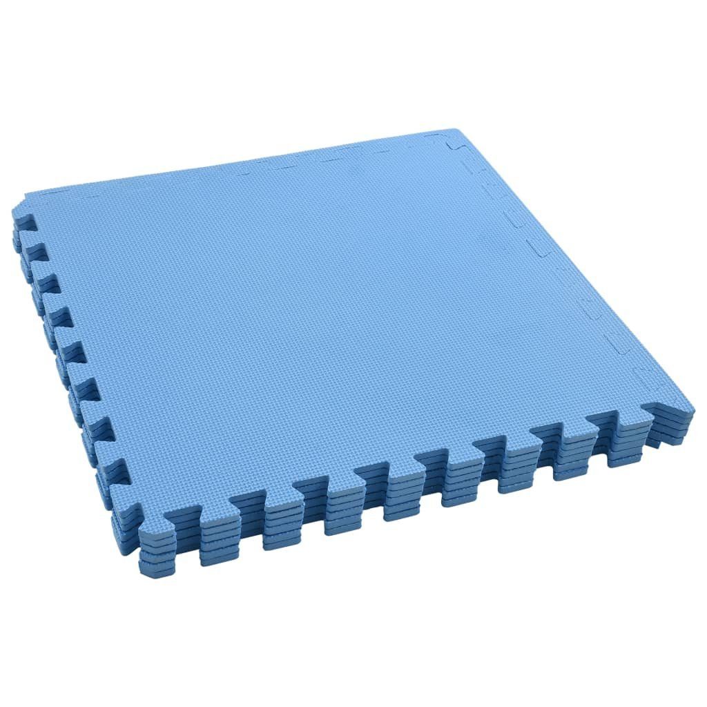 vidaXL Bodenmatte Bodenmatten 6 Stk. 2,16 m² EVA-Schaumstoff Blau