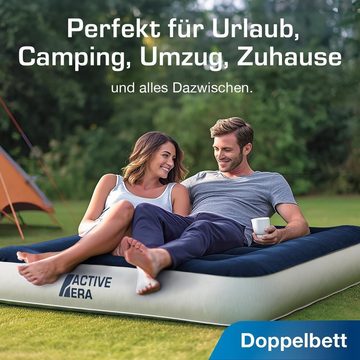 Active Era Luftmatratze, Luxus-Camping-Doppel-Luftbett 2 Personen 150 x 203 x 22 cm Max. 250kg