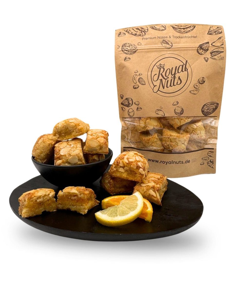 Royalnuts Genuss GmbH Kekse 6 Stück Italienisches Mandelgebäck Orange-Zitrone, Royalnuts