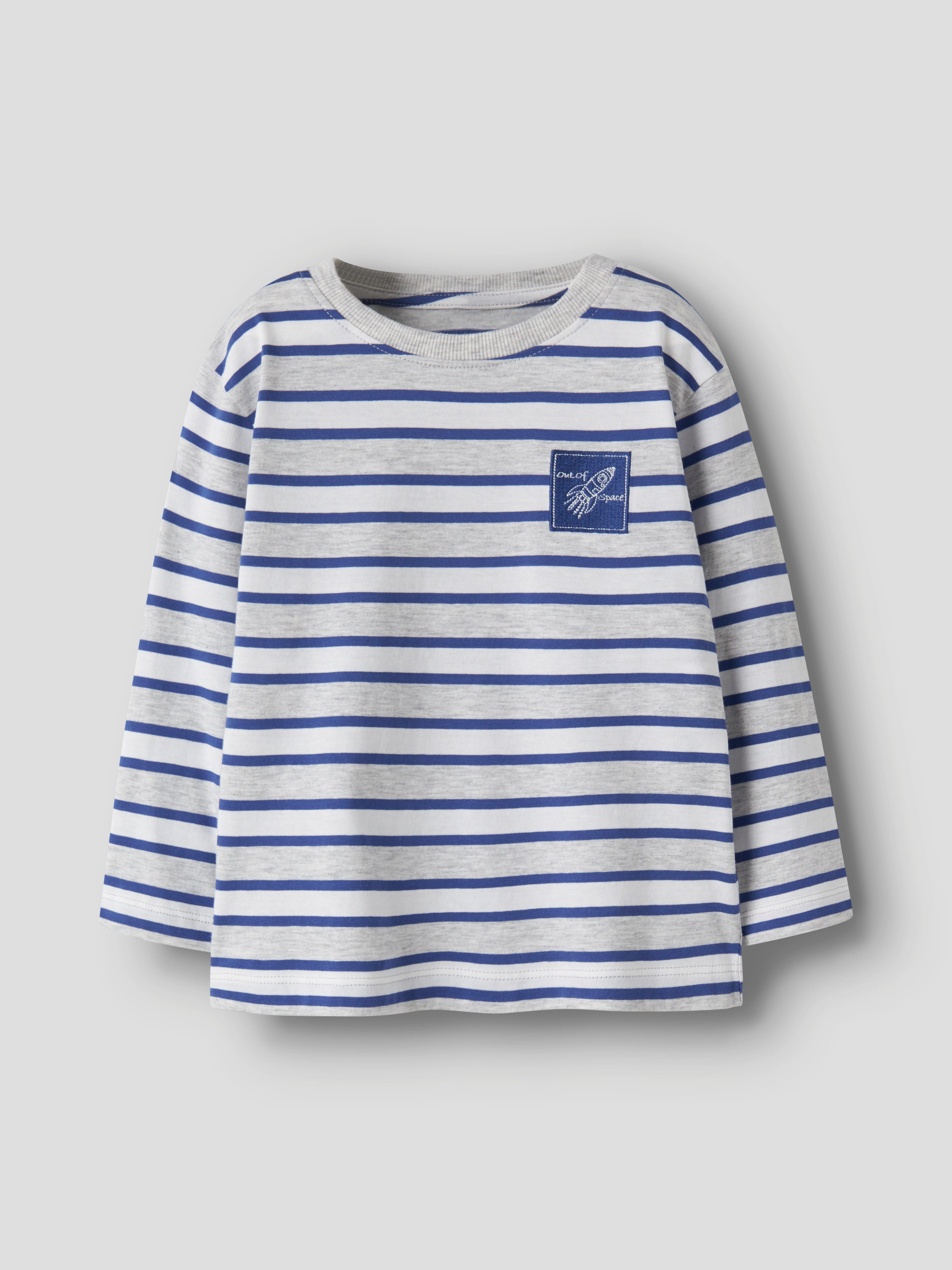 Name It Langarmshirt NMMKRISTIAN LS NREG TOP PB Baumwolle, regular fit – Bild 4 von 5