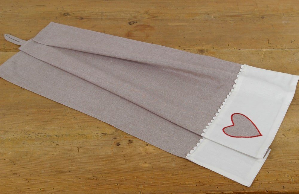 matches21 HOME & HOBBY Geschirrtuch Geschirrtuch Landhaus Premium Herz 70x5 günstig online kaufen