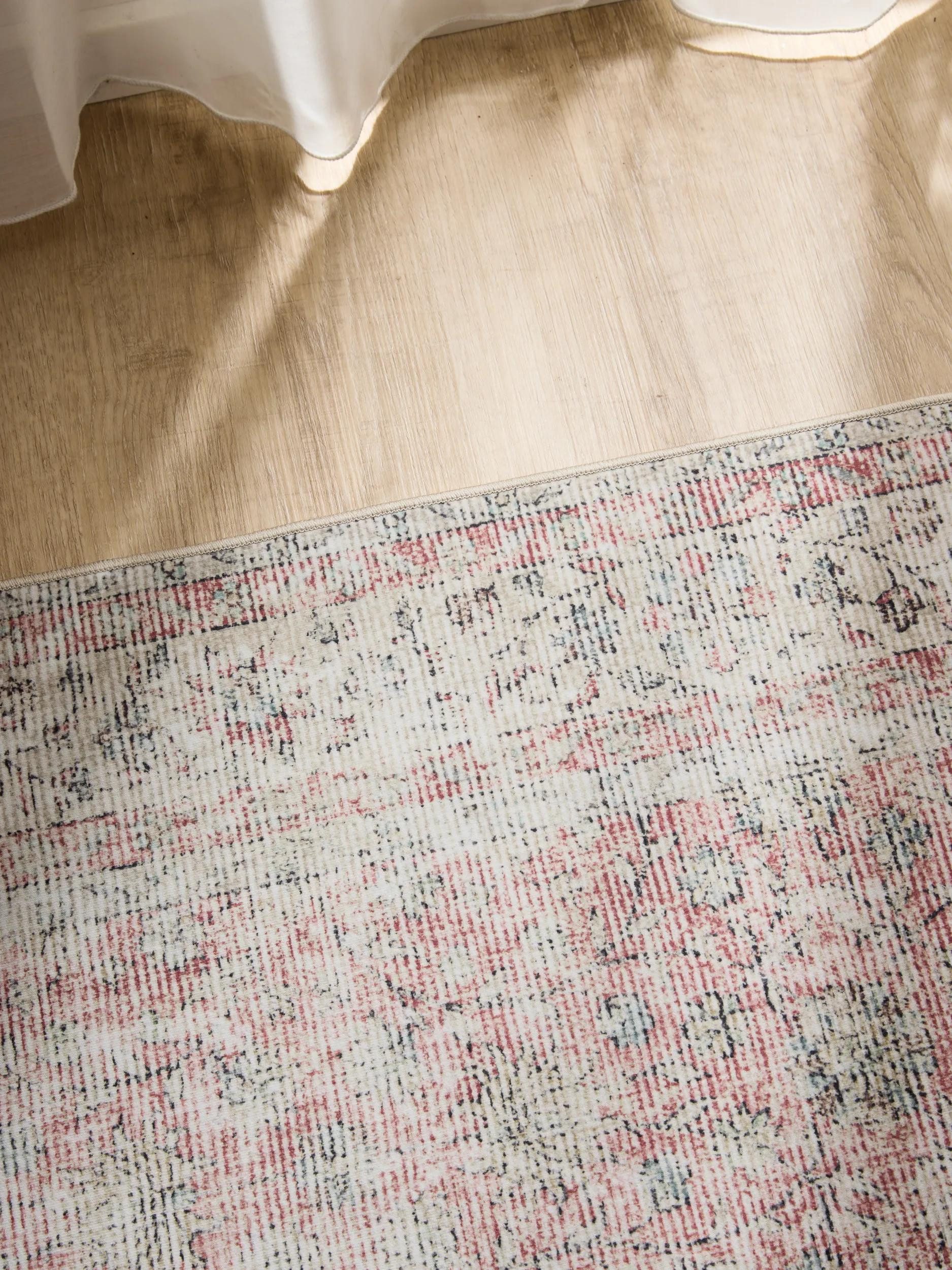benuta Teppich George, rechteckig, Höhe: 5 mm, Vintage-Look, Kurzflor, Teppich Wohnzimmer, Schlafzimmer, Waschbar