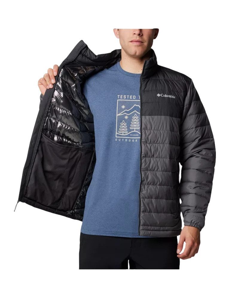 Columbia Funktionsjacke Steppjacke Powder Lite II (Omni-Heat™ Thermosystem) grau Herren