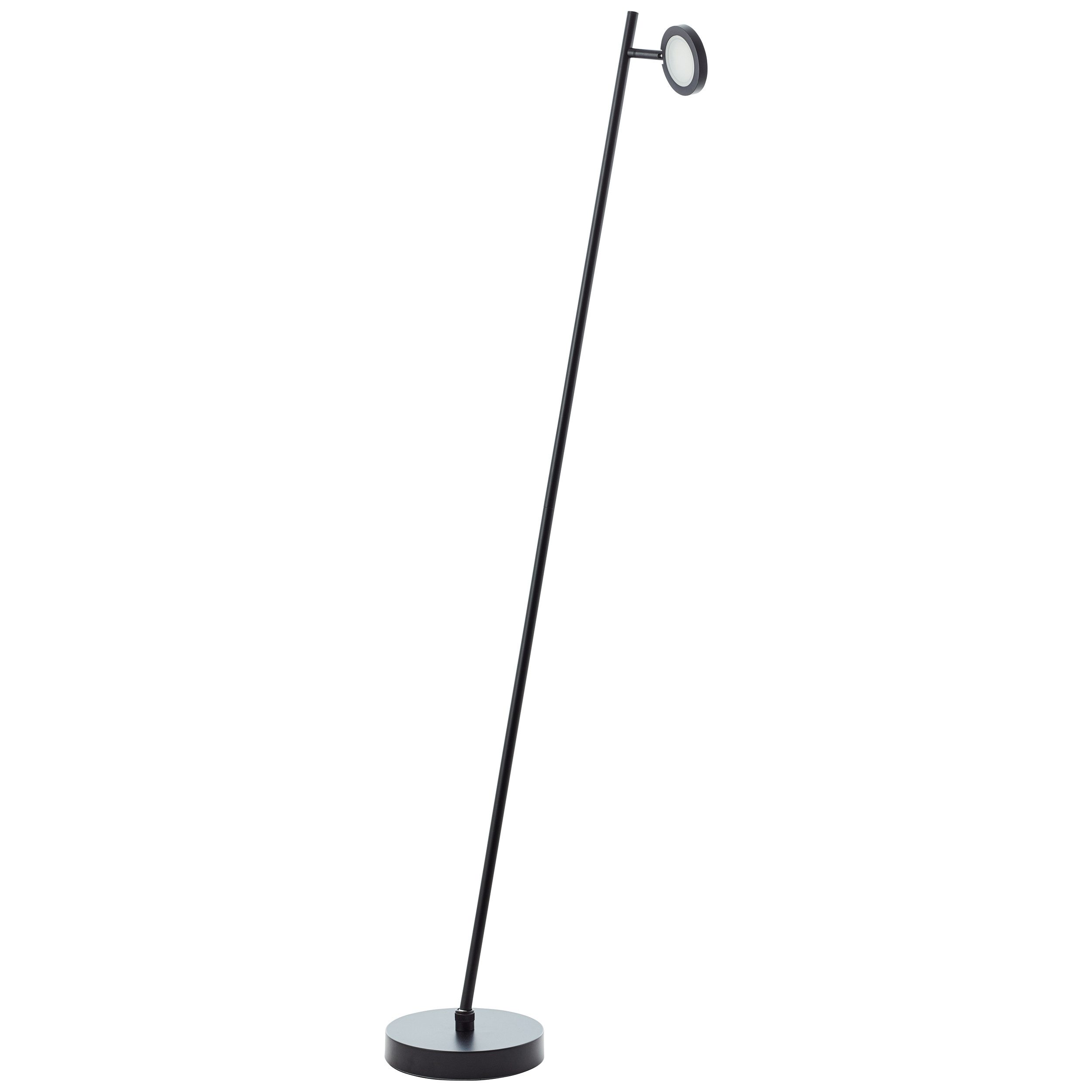 Brilliant LED Stehlampe Pesso, Dimmfunktion, LED fest integriert, Warmweiß, 135 x 25 x 20 cm, 600 lm, 3000 K, 3-Stufen dimmbar, schwenkbar, Metall