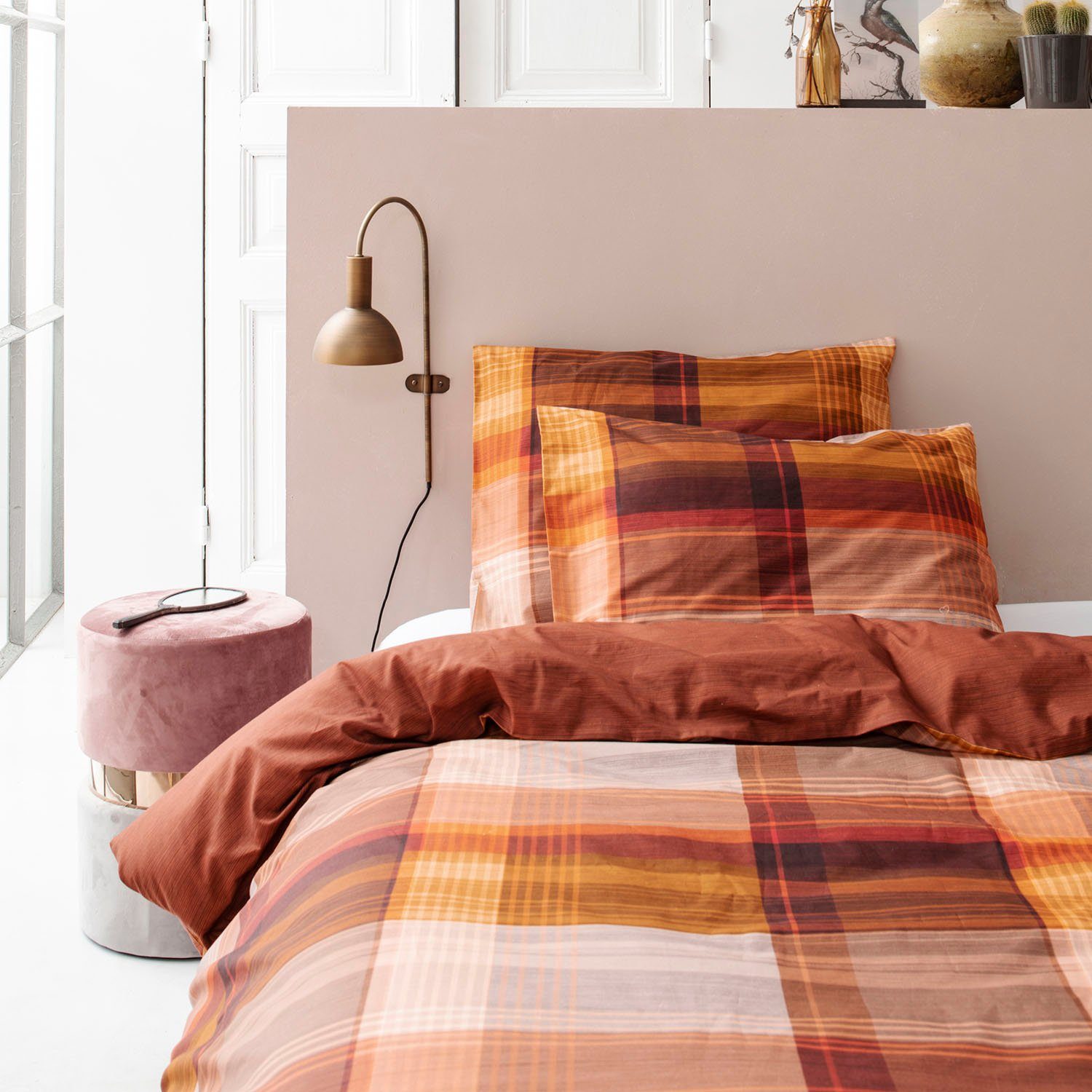 Cinderella Wendebettwäsche "Ponte" 2 Stk. tlg. mit Karomuster günstig online kaufen