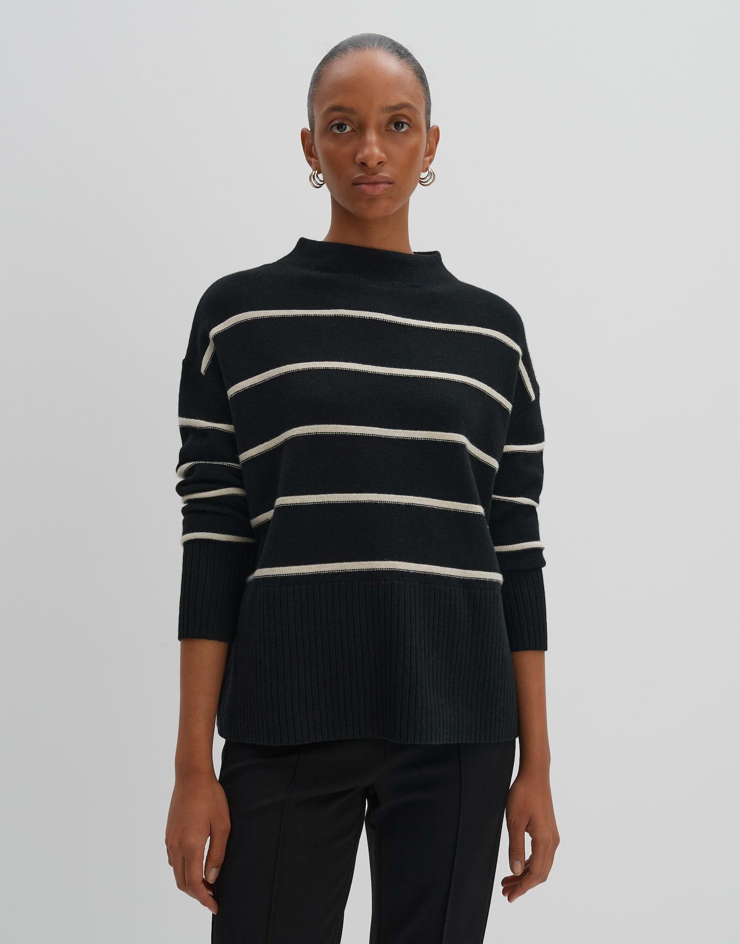 Strickpullover Strickpullover TANALYNN Loose mit Wolle