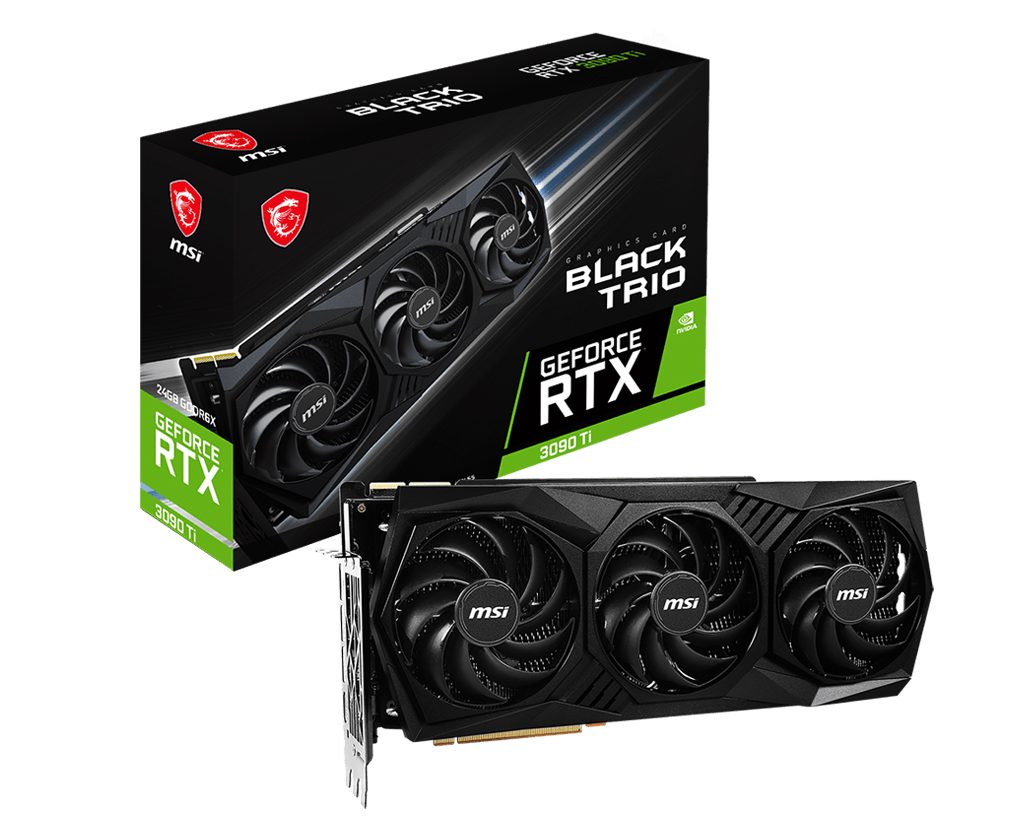 MSI GeForce RTX 3090 Ti Black TRIO Grafikkarte (24 GB)