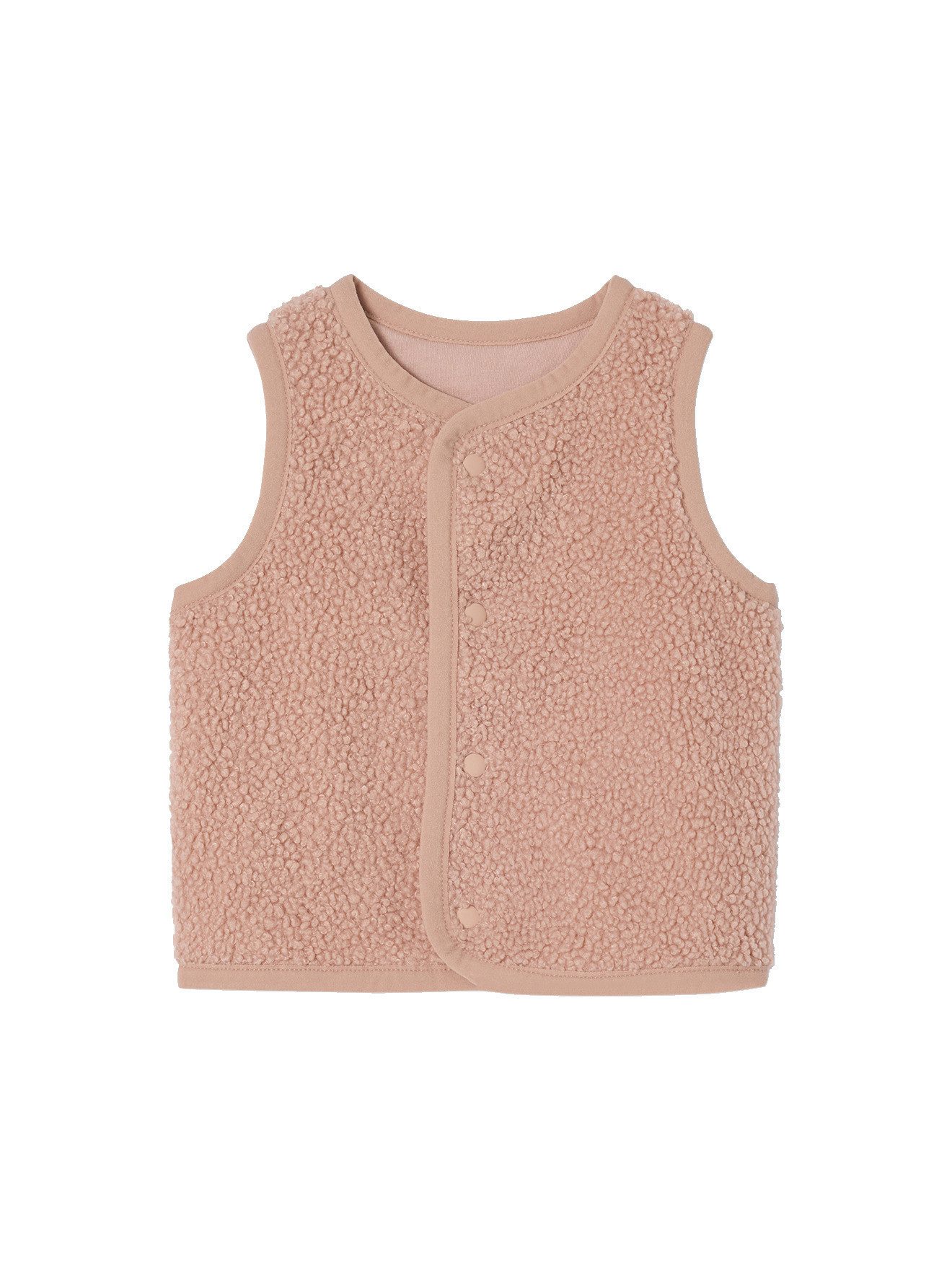 vertbaudet Strickjacke Baby Weste aus Teddyfleece