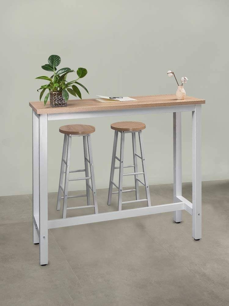 Woltu Bartisch, 1x Bartisch+2x Barhocker Set günstig online kaufen
