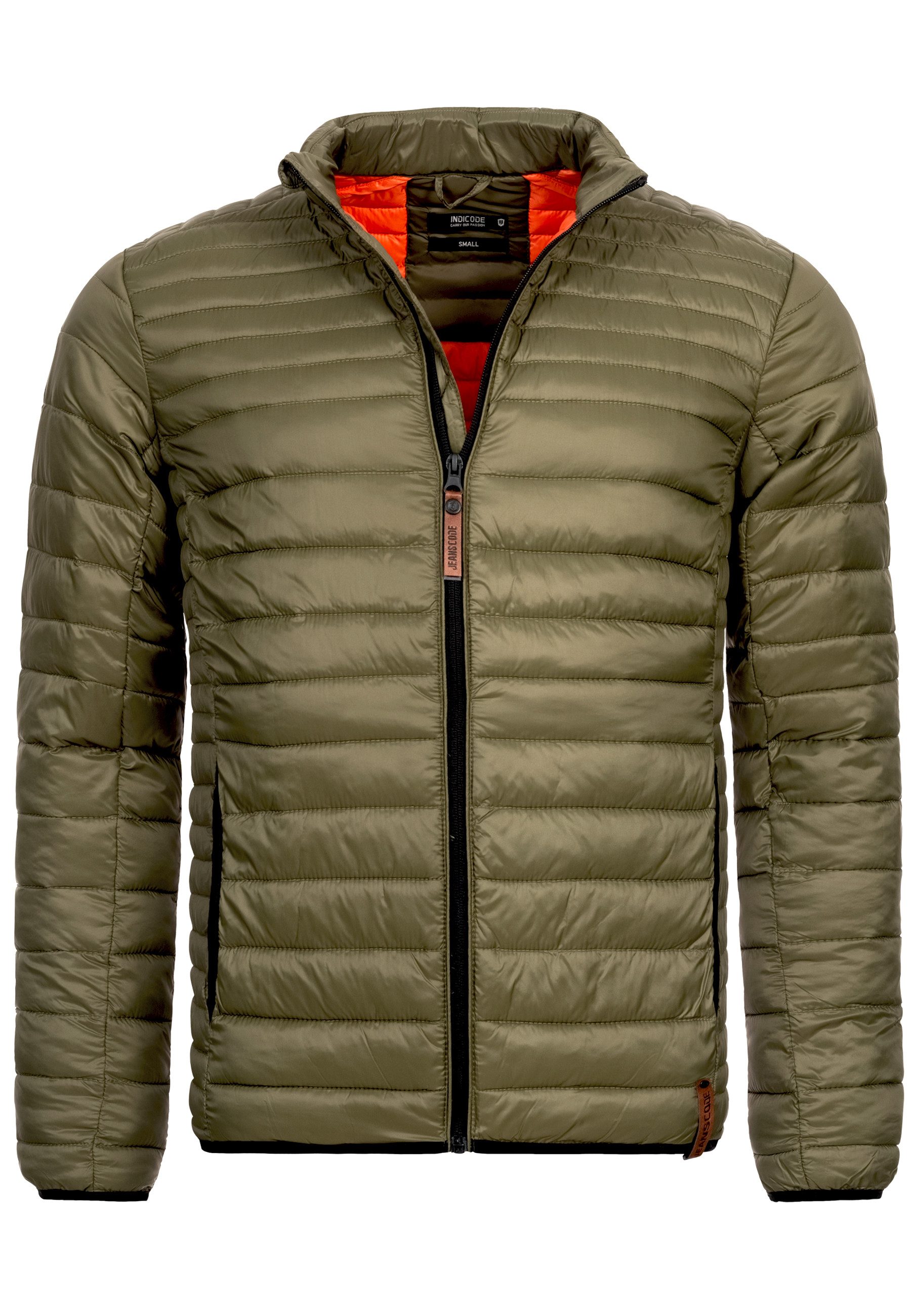 Indicode Sommerjacke Islington Steppjacke mit Stehkragen günstig online kaufen