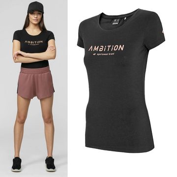 4F Kurzarmshirt 4F - Ambition - Damen T-Shirt, Baumwollshirt