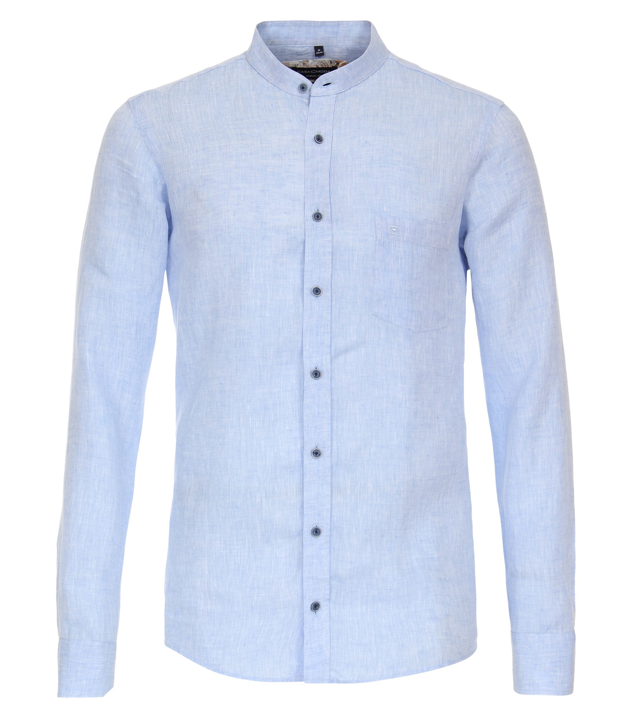 Langarmhemd CASAMODA Freizeithemd uni