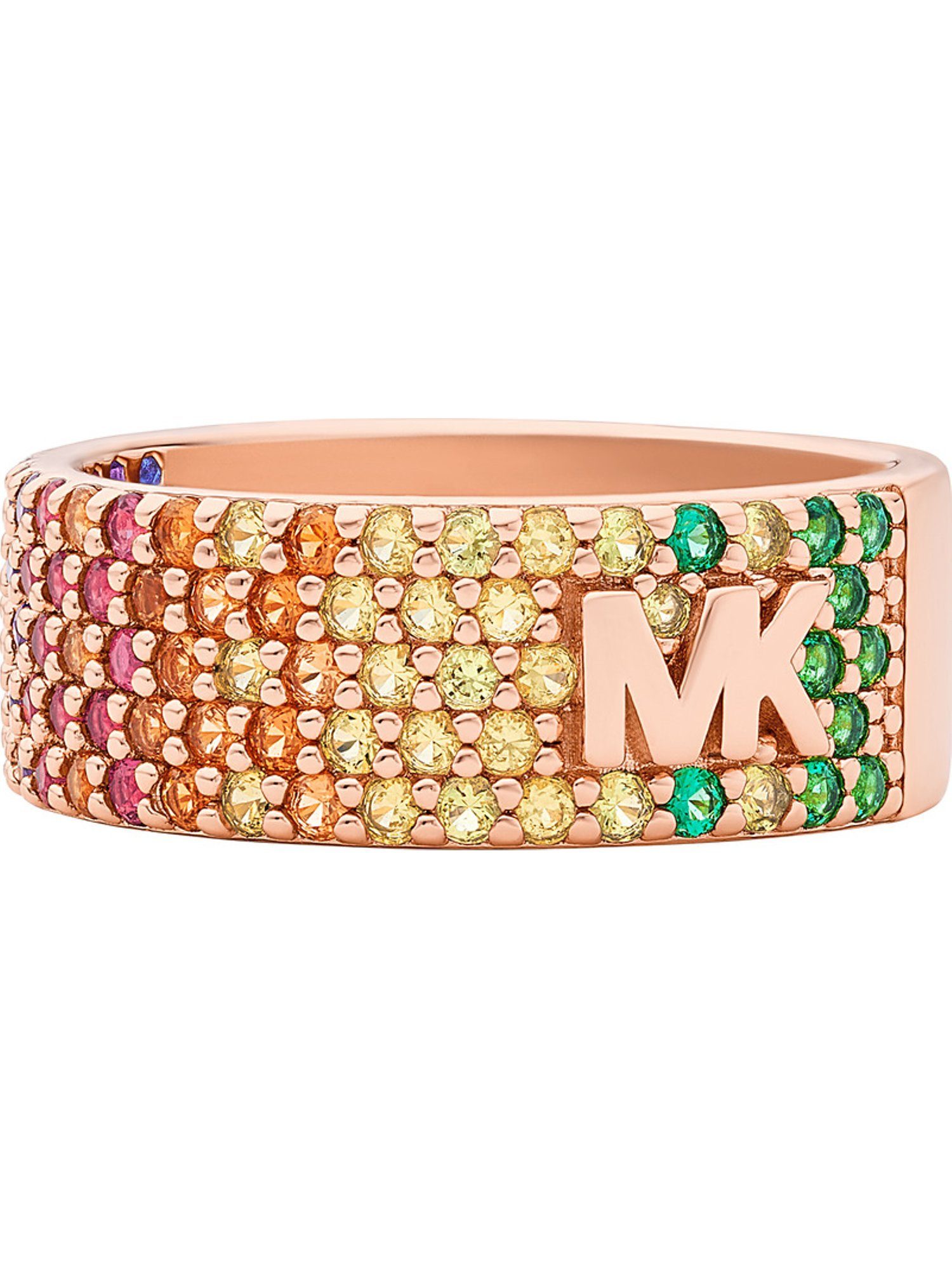 Fingerring Michael Kors Damen-Damenring 925er Silber Zirkonia