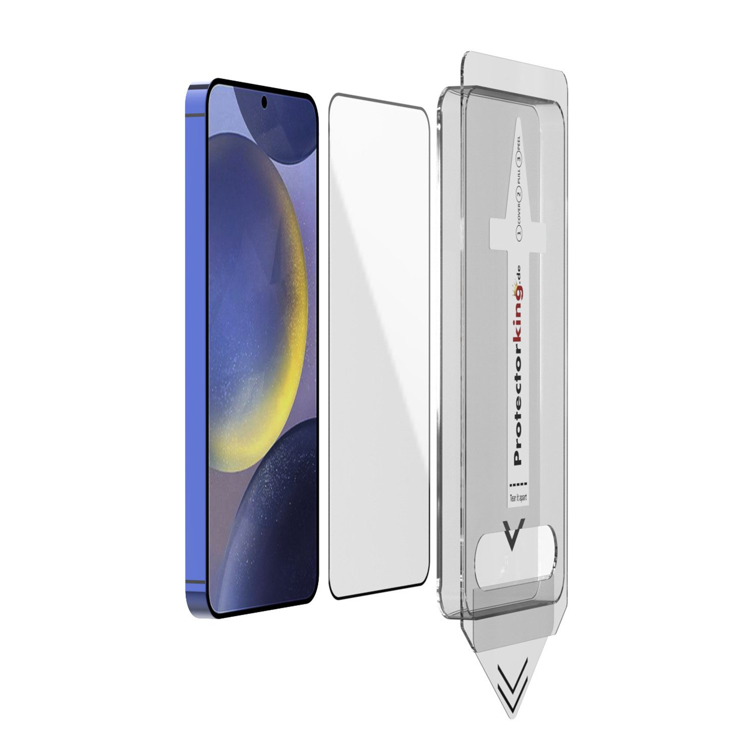 Protectorking Displayschutzfolie 2x 9H Panzerglas für Samsung Galaxy A56 5G KLAR Full-Screen Protector für Samsung Galaxy A56 5G, 2 Stück, Displayschutz, gegen Stöße, Kratzer, Schmutz und Abnutzung