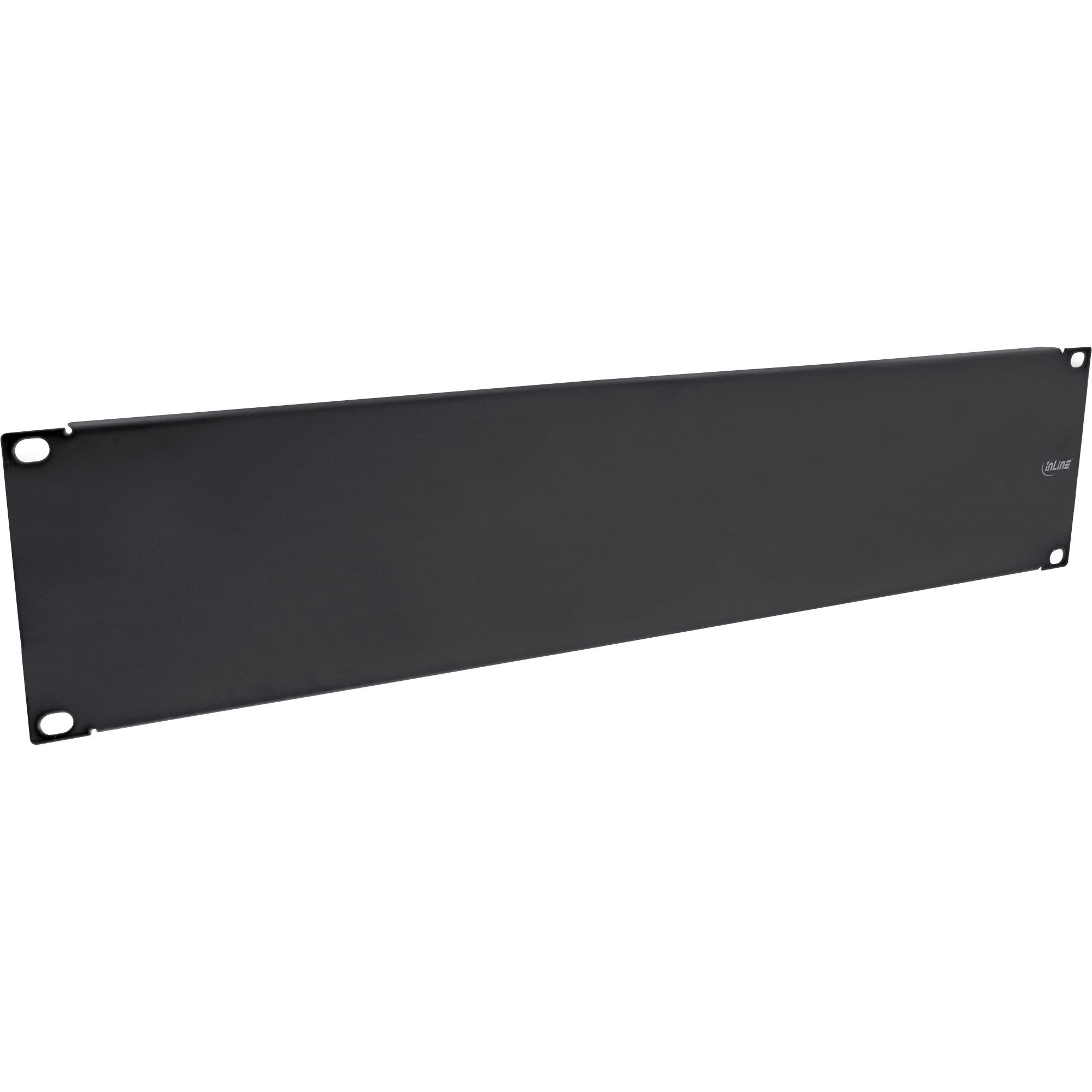 InLine® 19111C InLine® 19" Blindplatte, 3HE, RAL 9005 schwarz Netzwerk-Patch-Panel