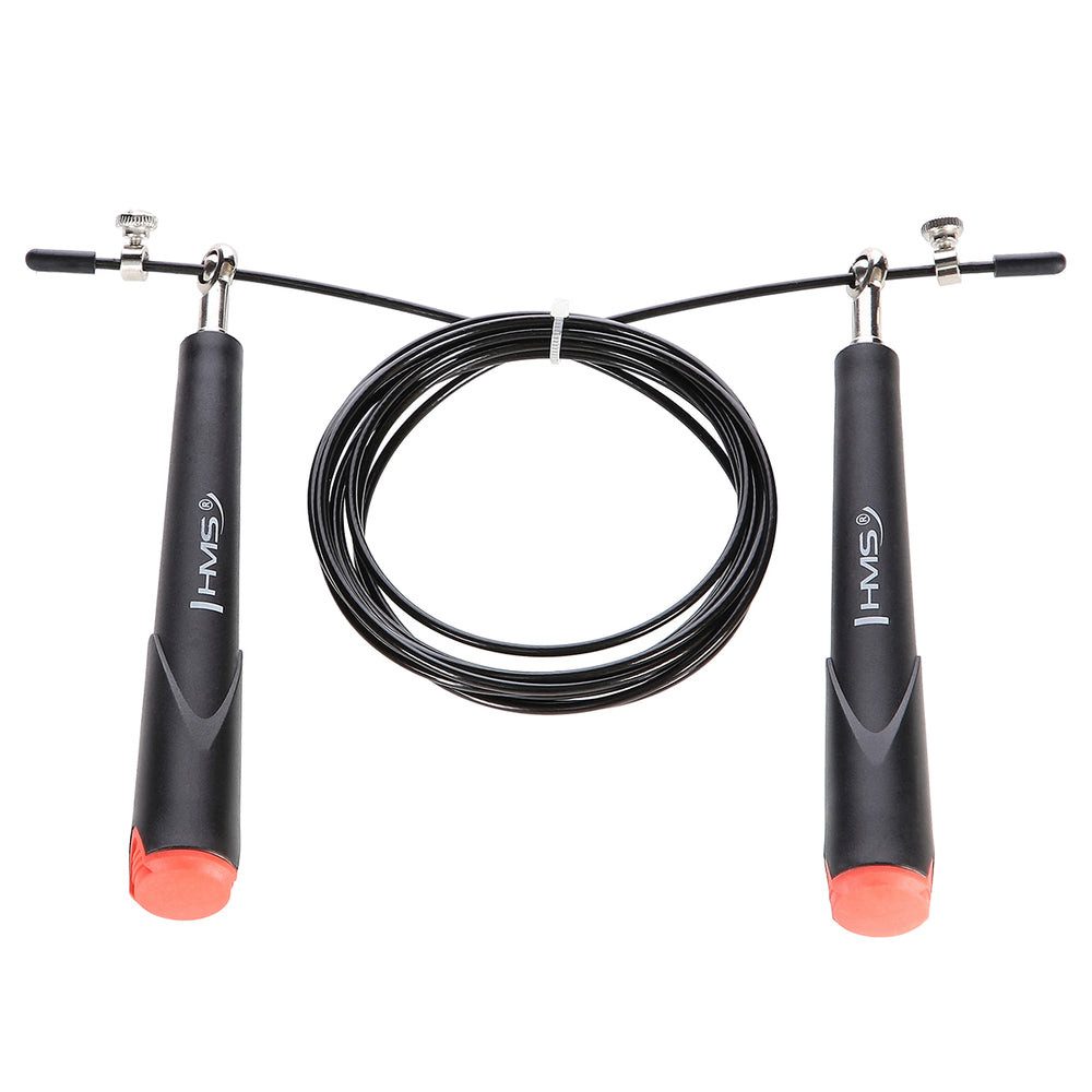 HMS Springseil Speedrope Sprungseil Fitnessseil, Kugellager, längenverstellbar, Stahlseil, 130 g leicht