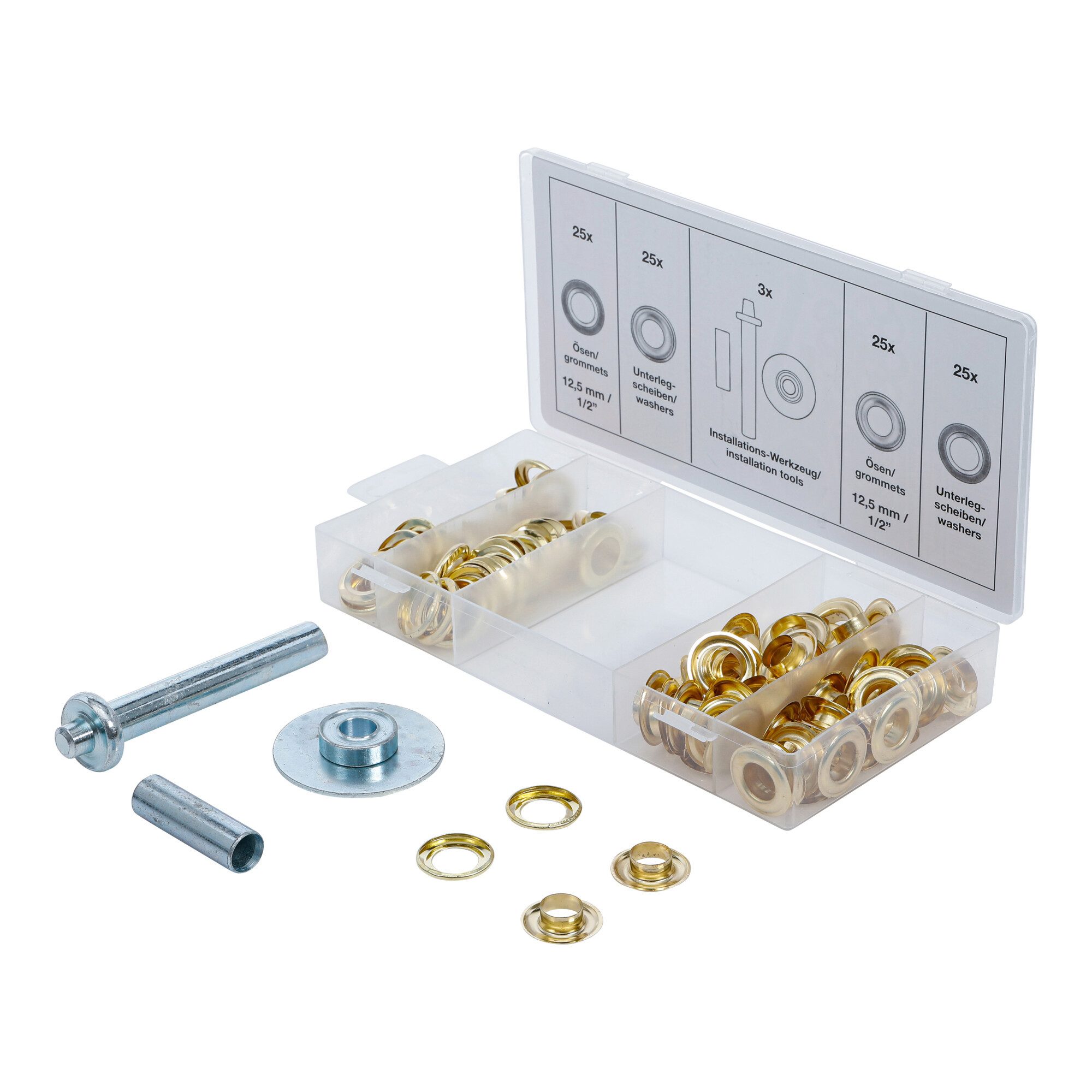 BGS technic Dichtring BGS Ösen-Installations-Satz 103-tlg.