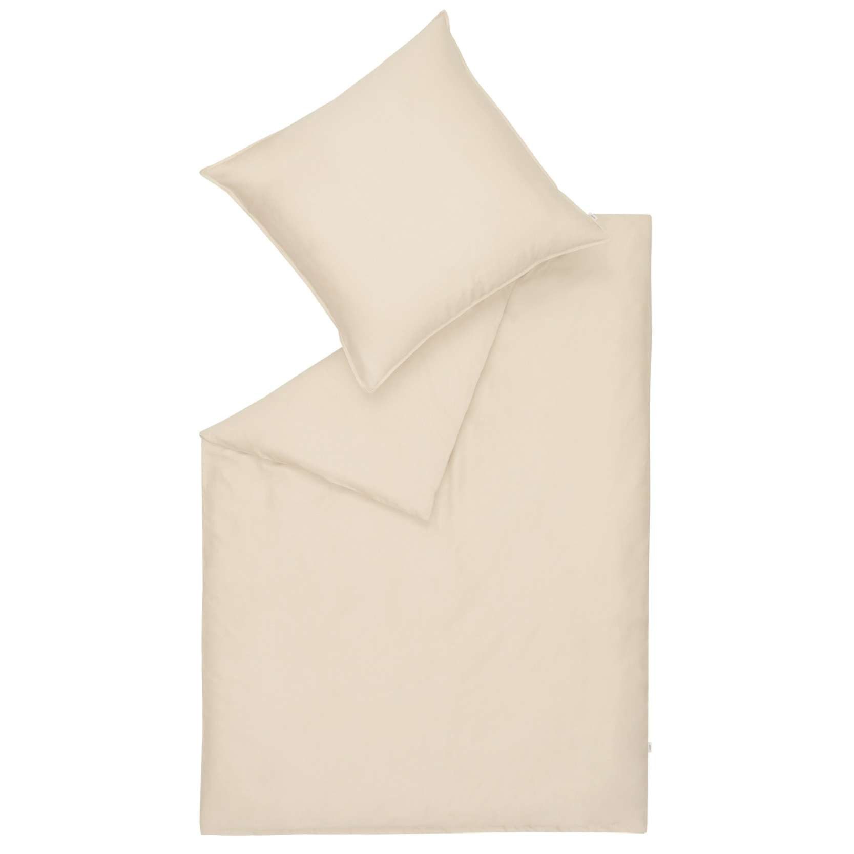 Esprit Bettwäsche WASHEDCOTTON Ganzjahresbettwäsche, Baumwolle, 1 teilig, 135 x 200 cm in Beige