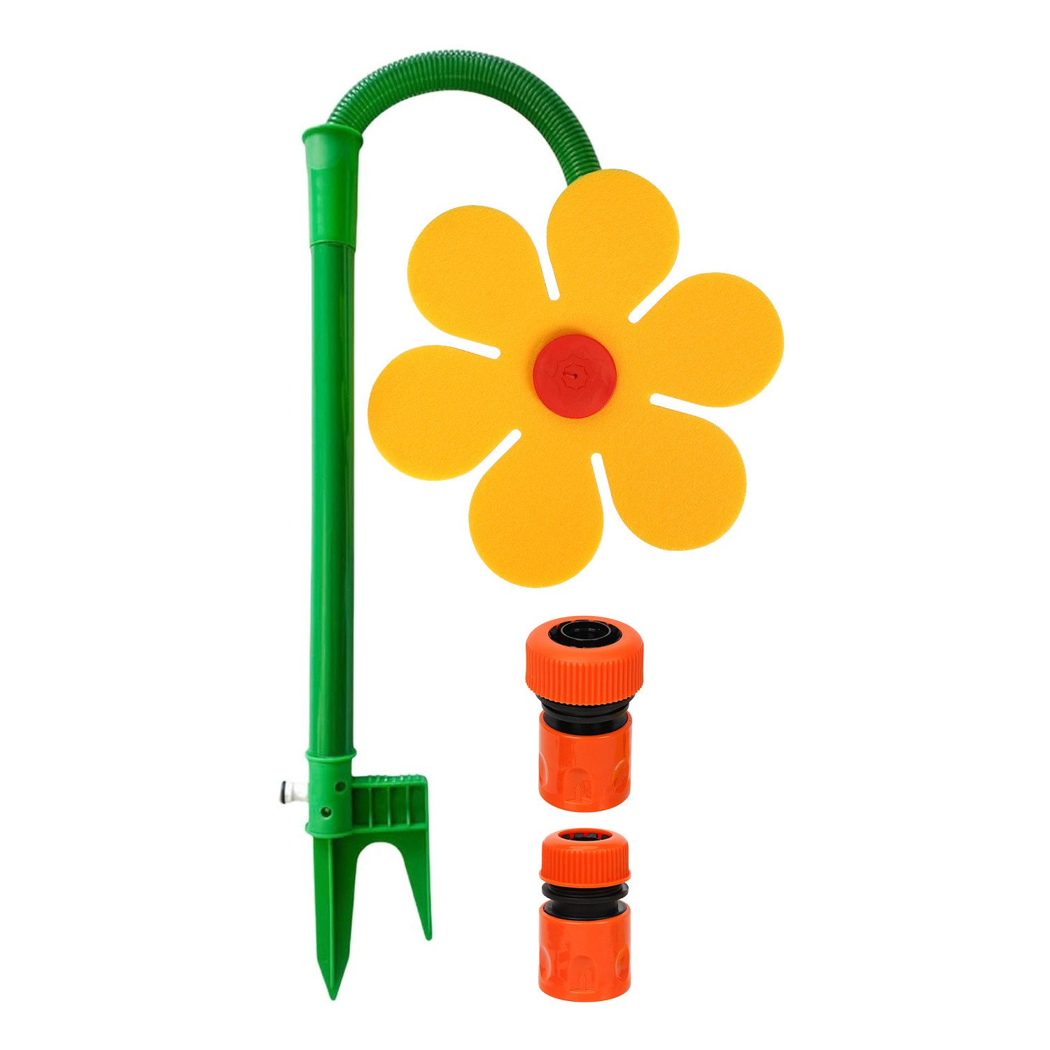 OSTWOLKE Regner Sprinkler Blume 6m Reichweite 360° Rasensprinkler Tanzende Blume
