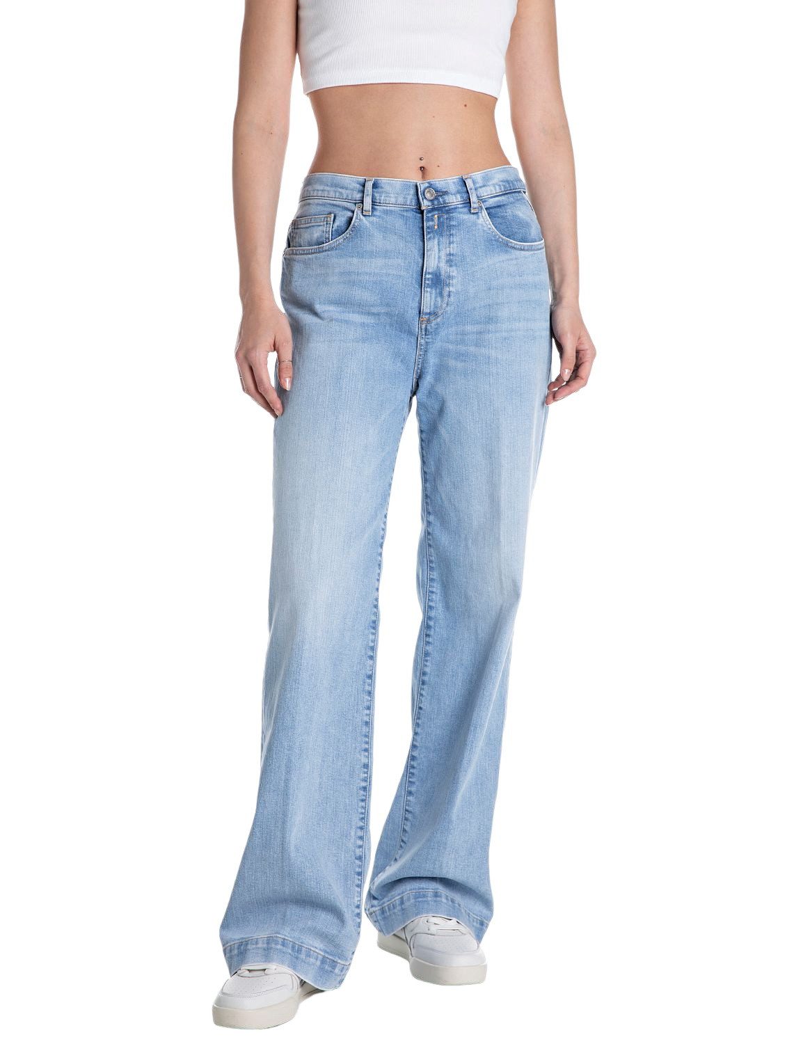 Replay Straight-Jeans MELJA mit Stretch