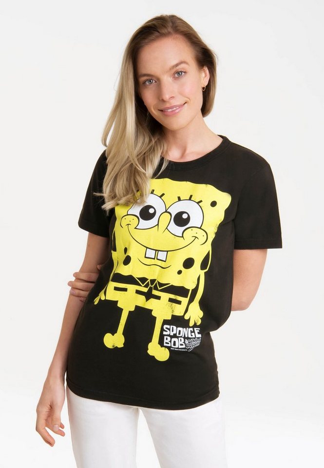 LOGOSHIRT T-Shirt Spongebob Schwammkopf - Im Ready mit lizenziertem Print