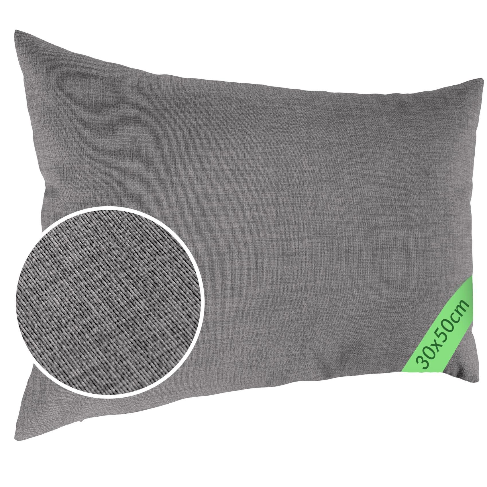 ANRO Dekokissen MrJack Kissenbezug Leinenoptik Deko Kissen Uni, Sofakissen günstig online kaufen