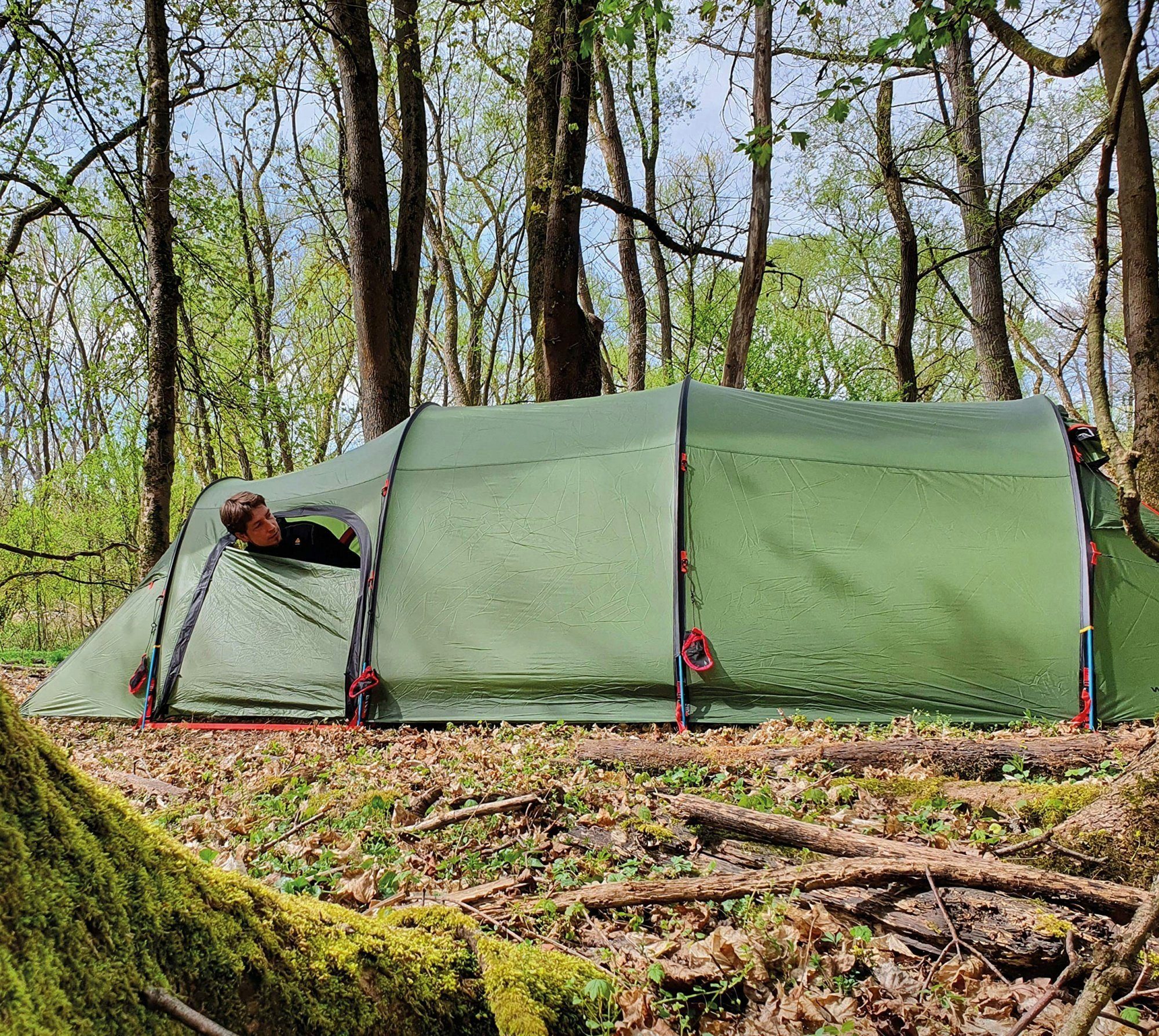 4 4 Jahreszeiten Endeavour Grün, 4 Biwakzelt Tents Wechsel - Personen: Expeditionszelt - Personen