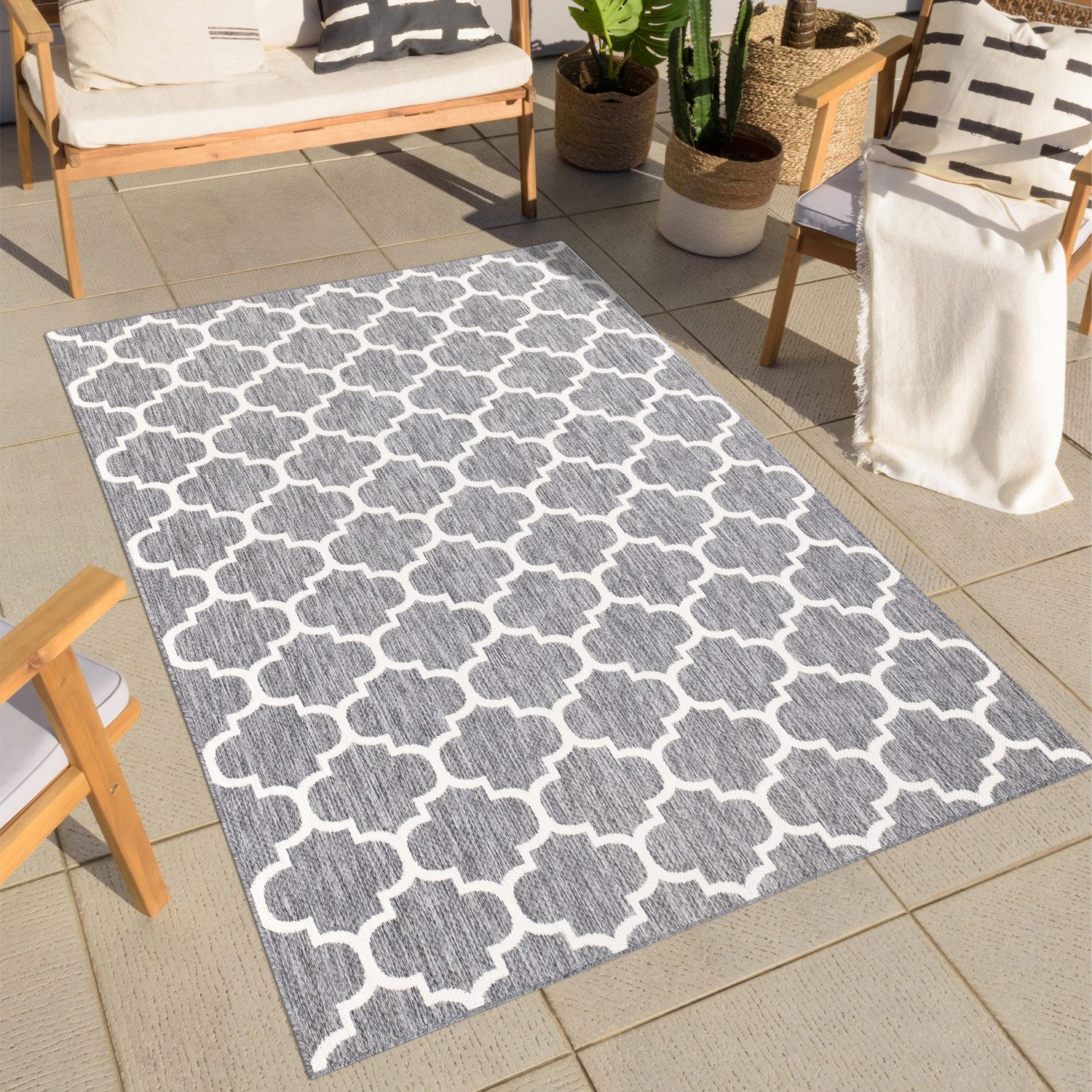 Carpet City Outdoorteppich »Outdoor 470«, rechteckig, 5 mm Höhe, Läufer, UV günstig online kaufen