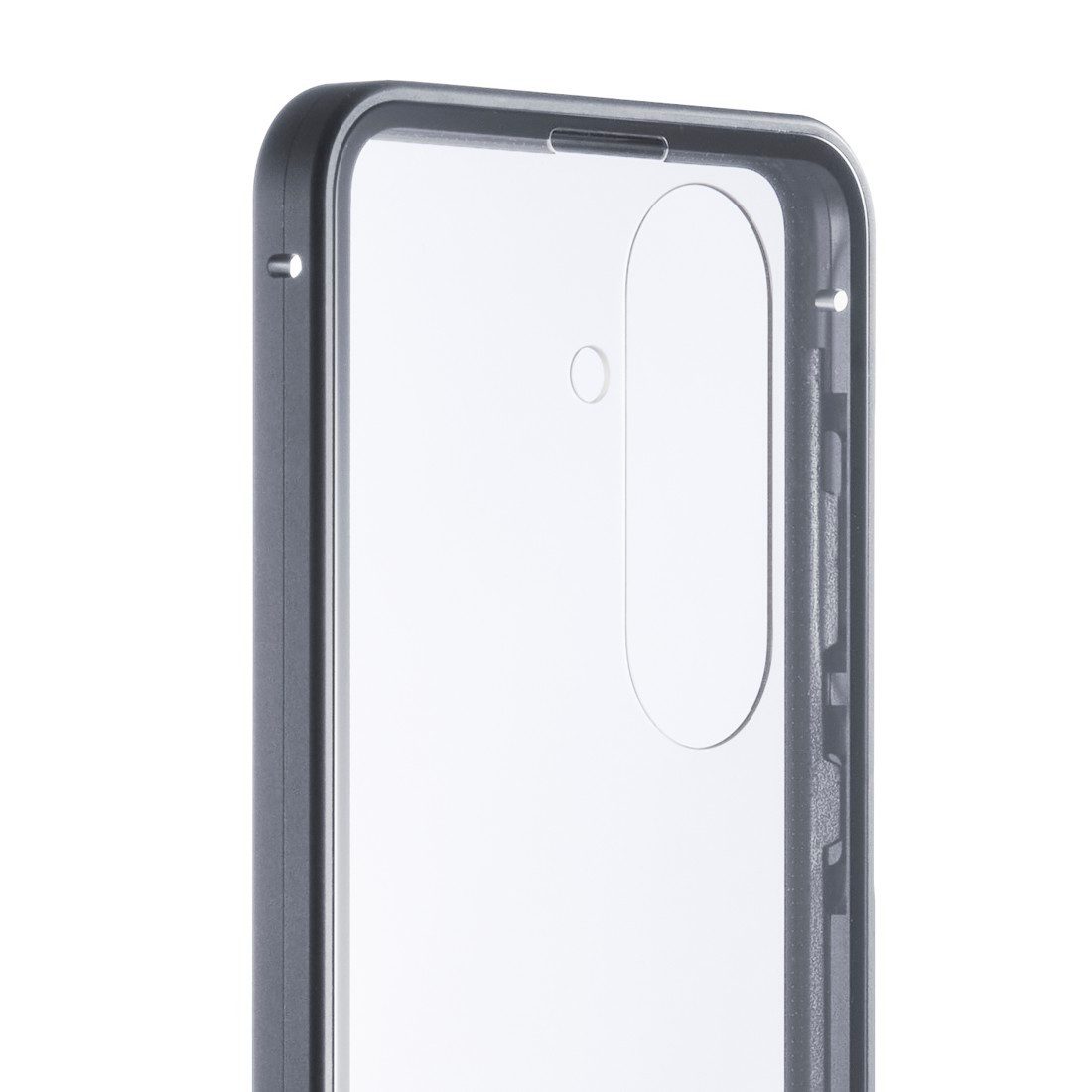 Black Rock Smartphone-Hülle Samsung Galaxy S26 360 Grad Schutzcover Glass Metall, 360 Grad Schutz, Magnetverschluss, ultradünn, Wireless Charging – Bild 5 von 5