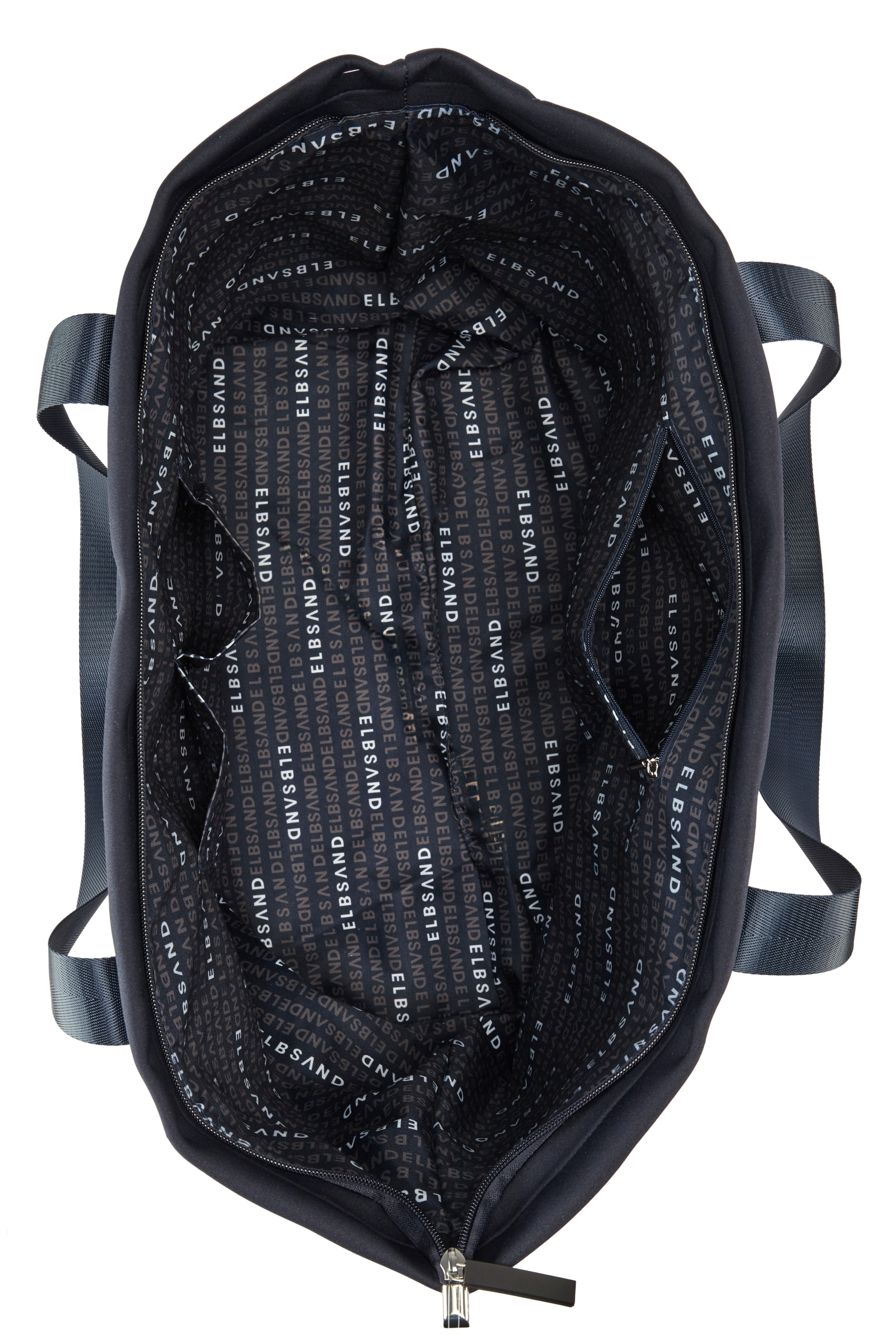 Elbsand Shopper Henkeltasche, Sommertasche, Strandtasche, Saunatasche, Badetasche, NEU Einkaufstasche, große Handtasche im modischen Neopren-Look VEGAN