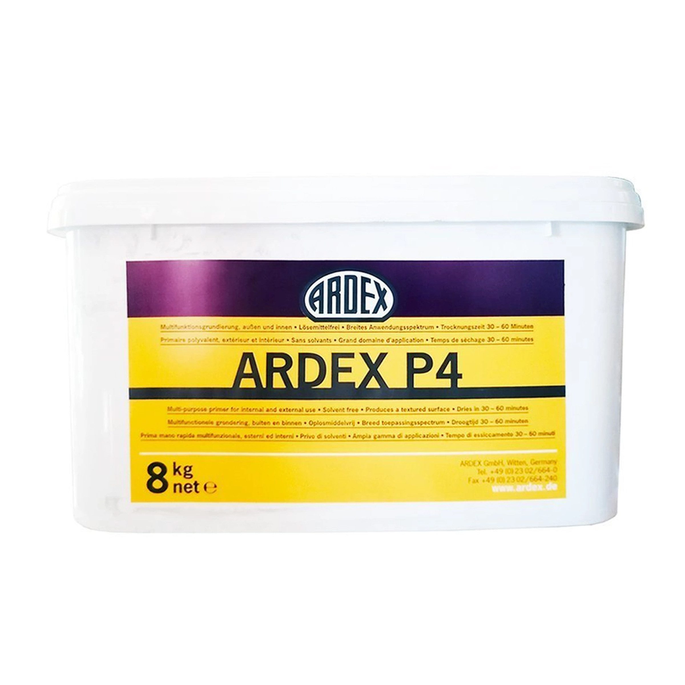 ARDEX Haftgrund ARDEX P4 Schnellgrundierung 8 kg Haftbrücke Innen & Außen Fliesen