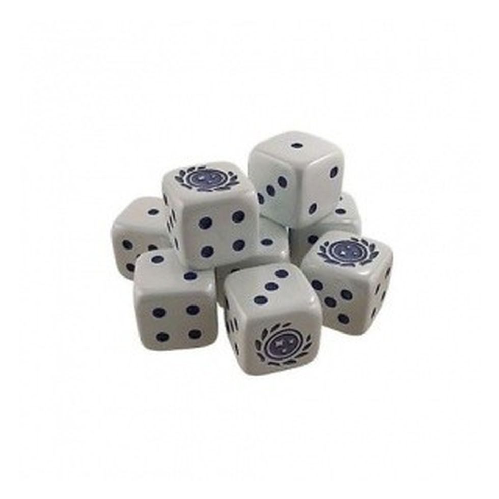 Galeforce Nine Spiel, Star Trek Ascendancy - Dice Expansion - Federation (x9)