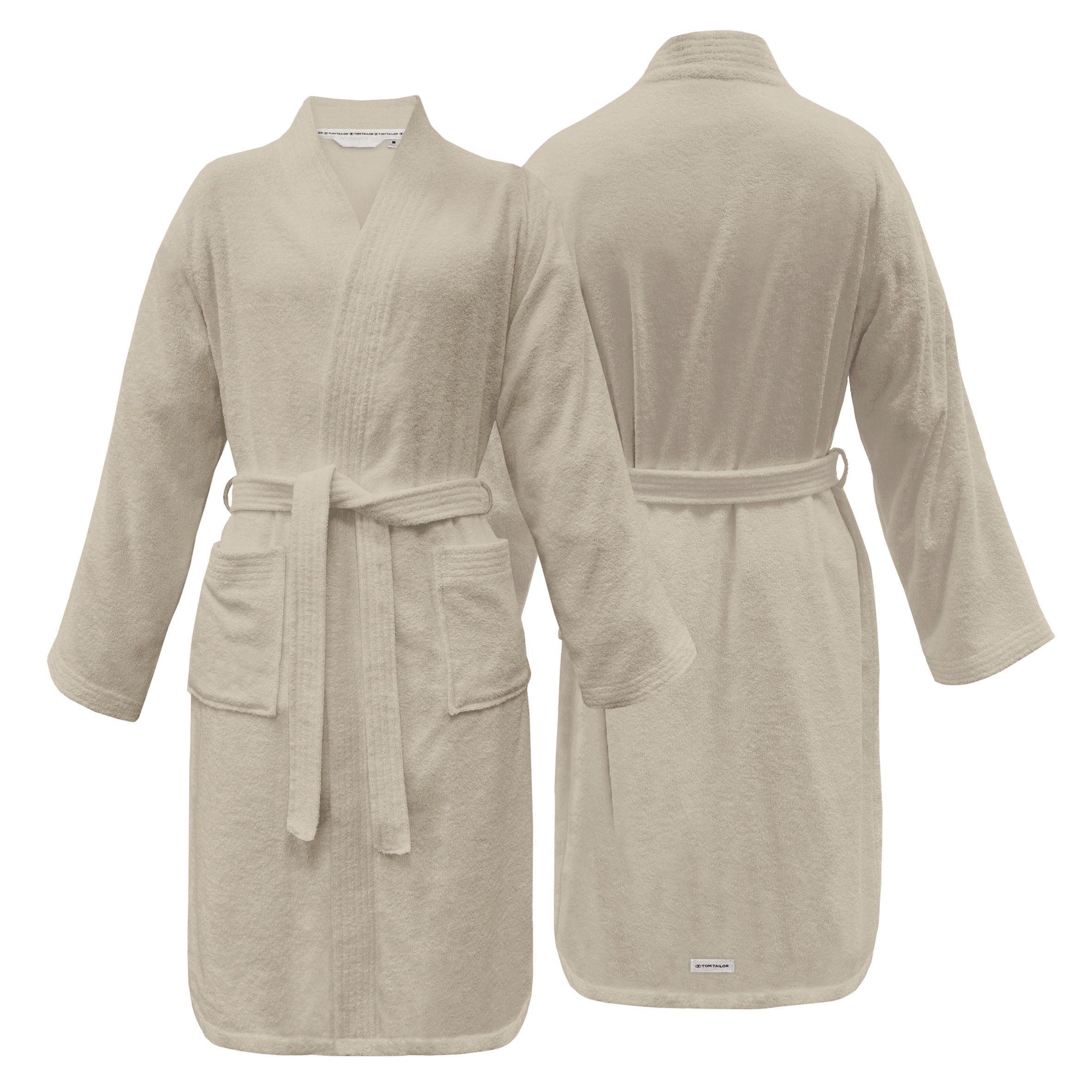 TOM TAILOR HOME Bademantel Kimono COLOR BATH, Langform, Frottier, Gürtel günstig online kaufen