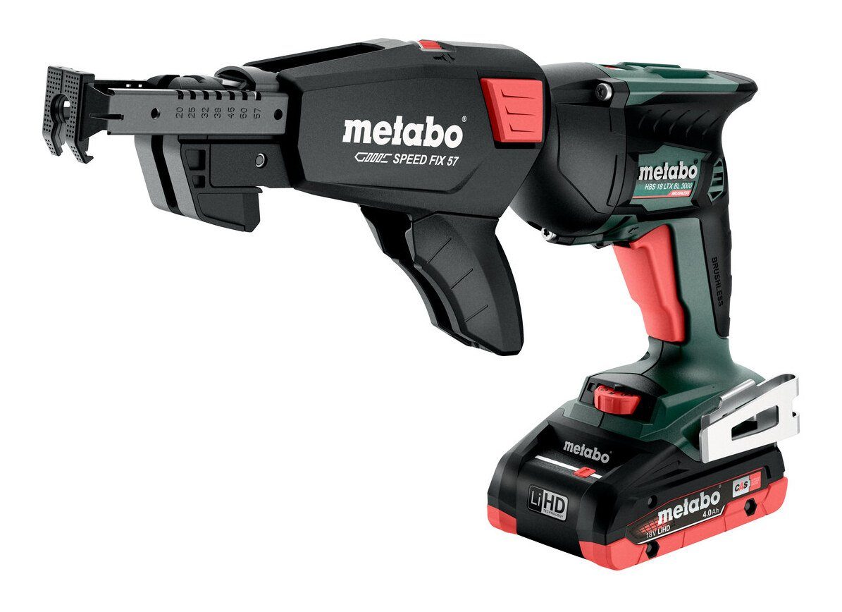 metabo Akku-Trockenbauschrauber HBS 18 x Akku-Holzbauschrauber MetaBox LiHD LTX 4 BL Ah in 3000, 2