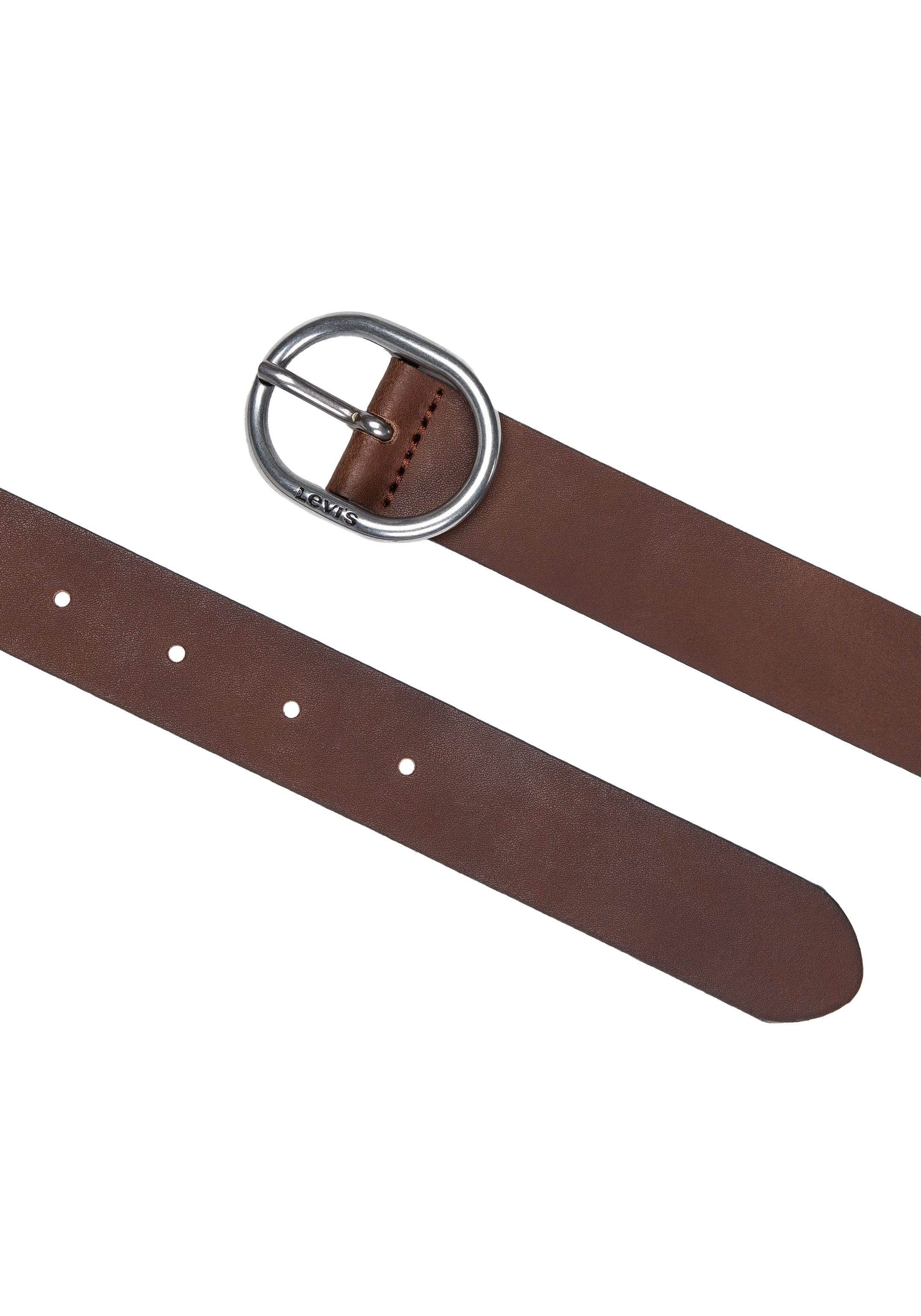 Levi's® Ledergürtel Hermosilla mit ovaler Schließe und Logoprägung günstig online kaufen
