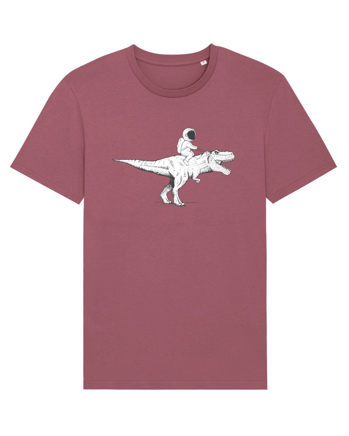 (1-tlg) Apparel Print-Shirt on Astronaut wat? T-Rex pertrol