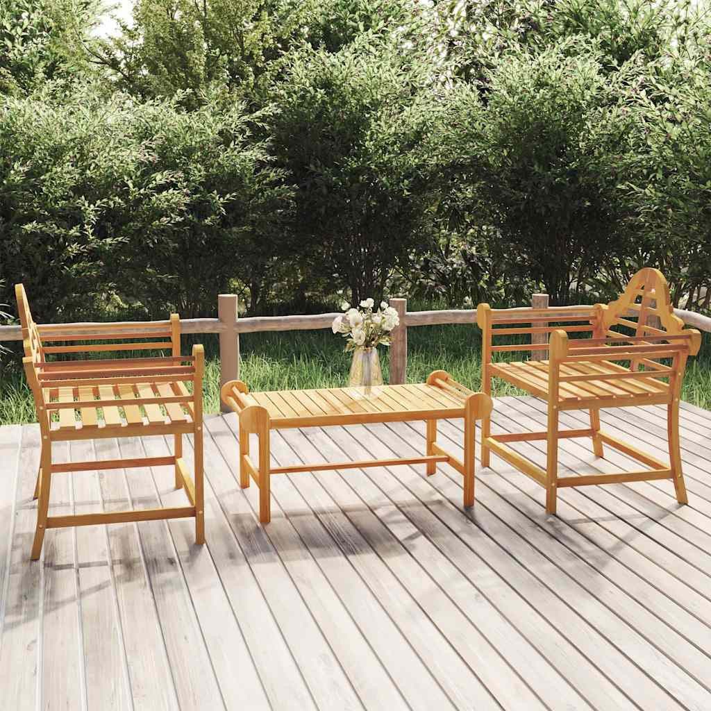 furnicato Gartenstuhl Naturholz 91x62x94 cm in natürlicher Holzfarbe (2 St)