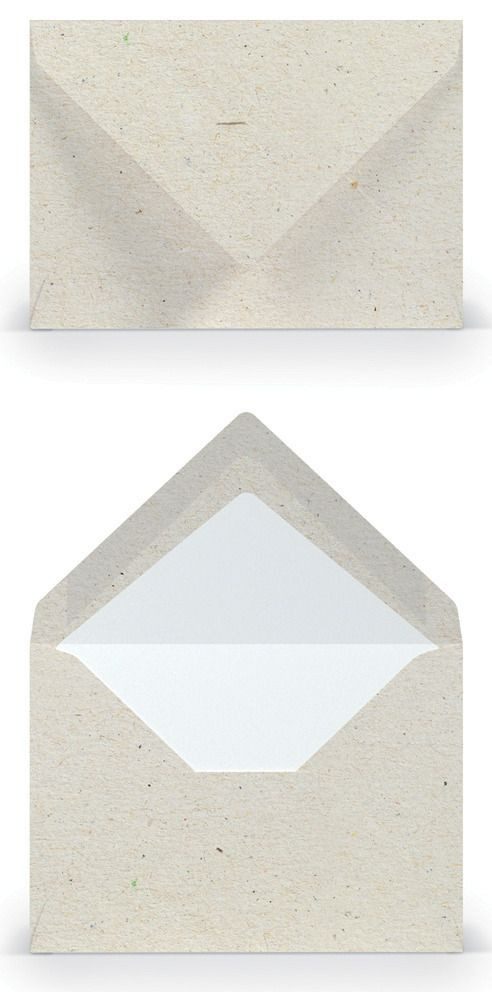 Rössler Briefumschlag Briefhülle Paperado - C7, 100 g/qm, terra vanilla, Seidenfutter