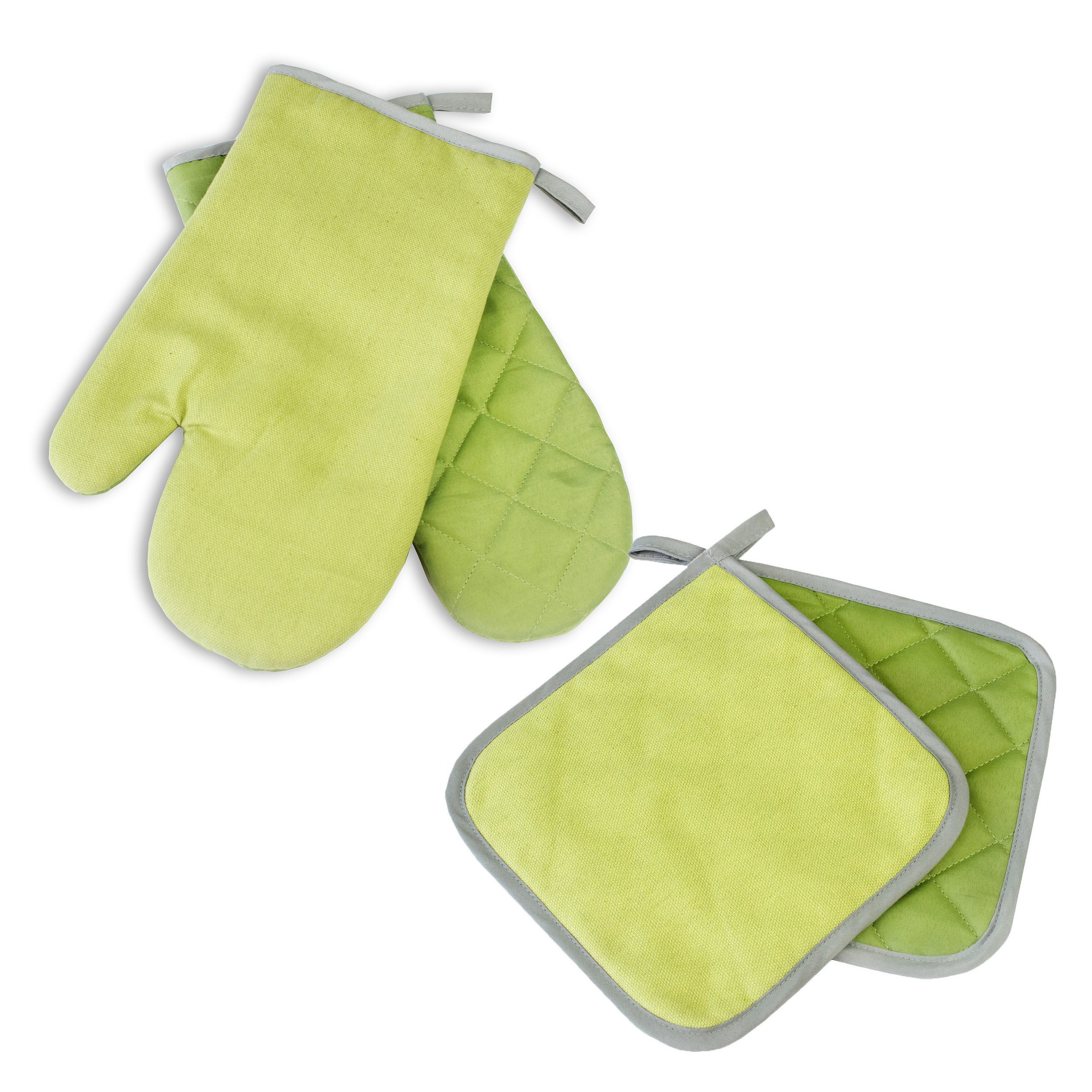 Delindo Lifestyle Topfhandschuhe Ofenhandschuhe, Topflappen, (4er Sparset, günstig online kaufen