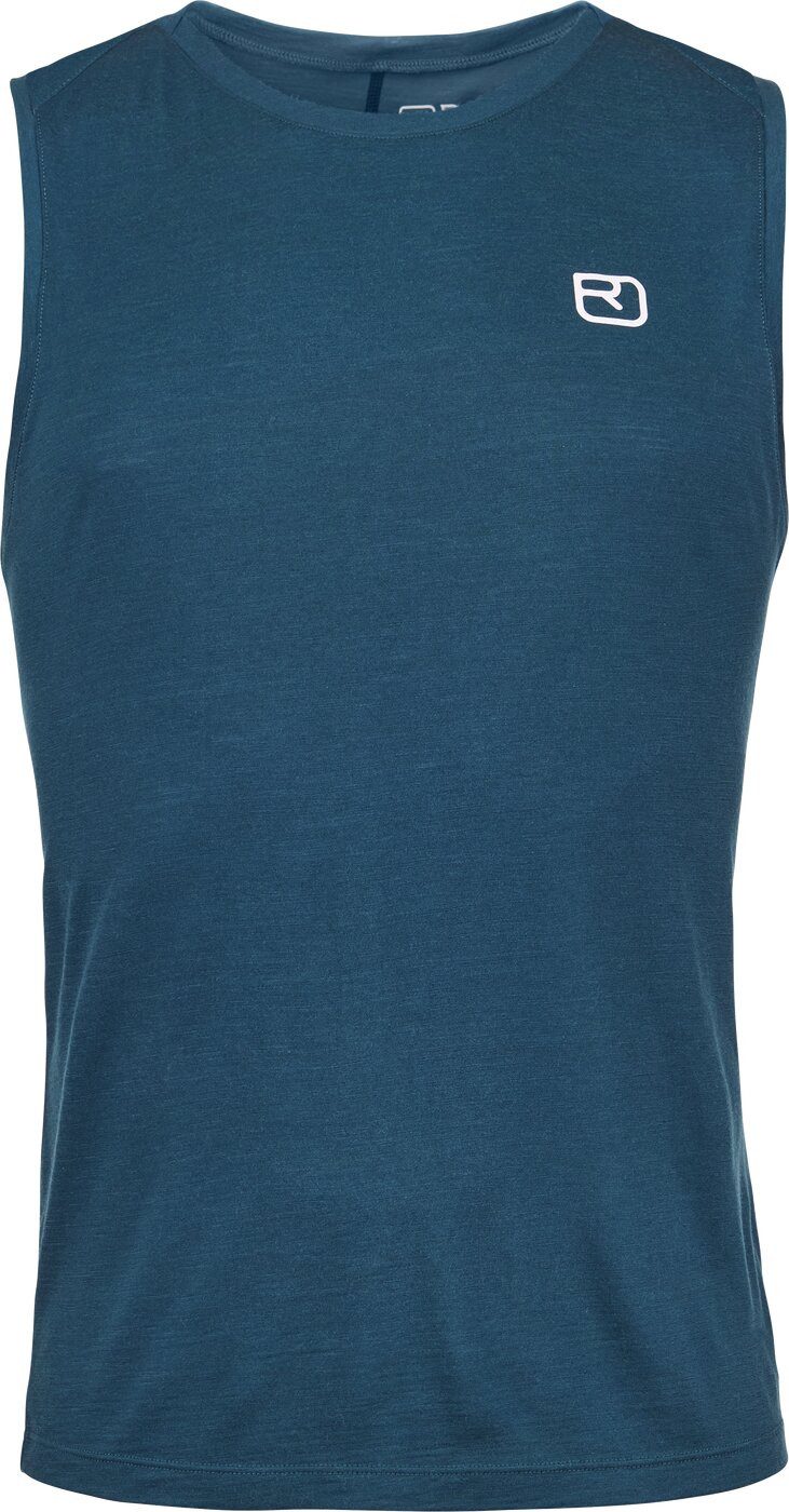 Ortovox Kurzarmshirt 120 TEC FAST MOUNTAIN TOP Herren petrol blau