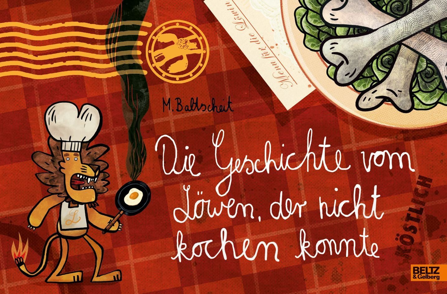 Die Geschichte vom Löwen, der nicht kochen konnte / Martin Baltscheit, Vierfarbiges Bilderbuch